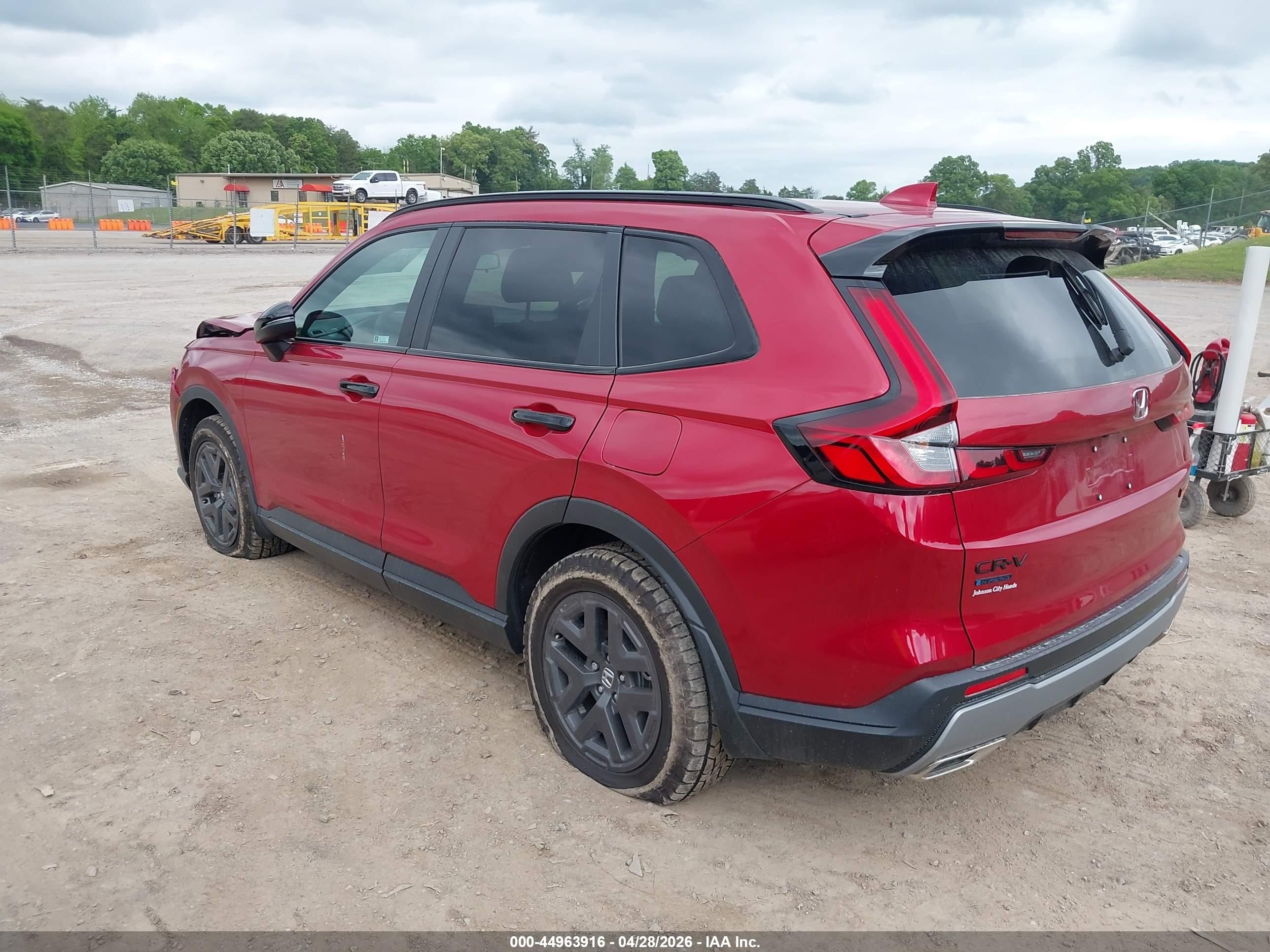 2026 Honda Cr-v Hybrid Awd Trailsport Red vin: 7FARS6H69TE034400