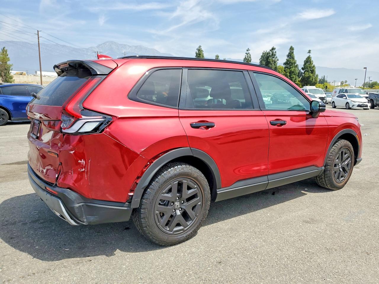 2026 Honda Cr-v Trailsport Red vin: 7FARS6H6XTE033045