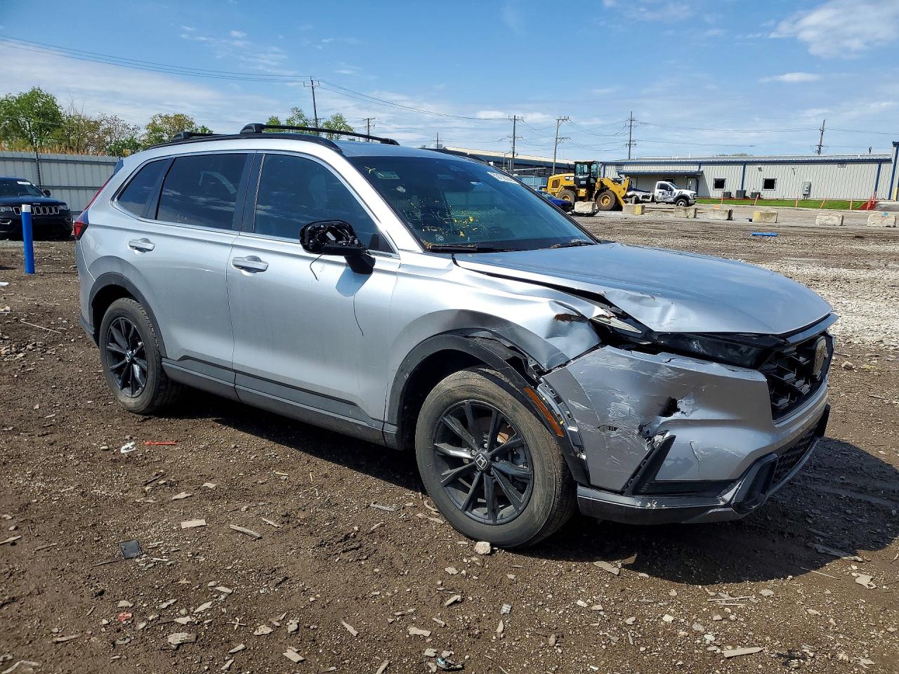 2025 Honda Cr-v Sport-l Silver vin: 7FARS6H81SE033547