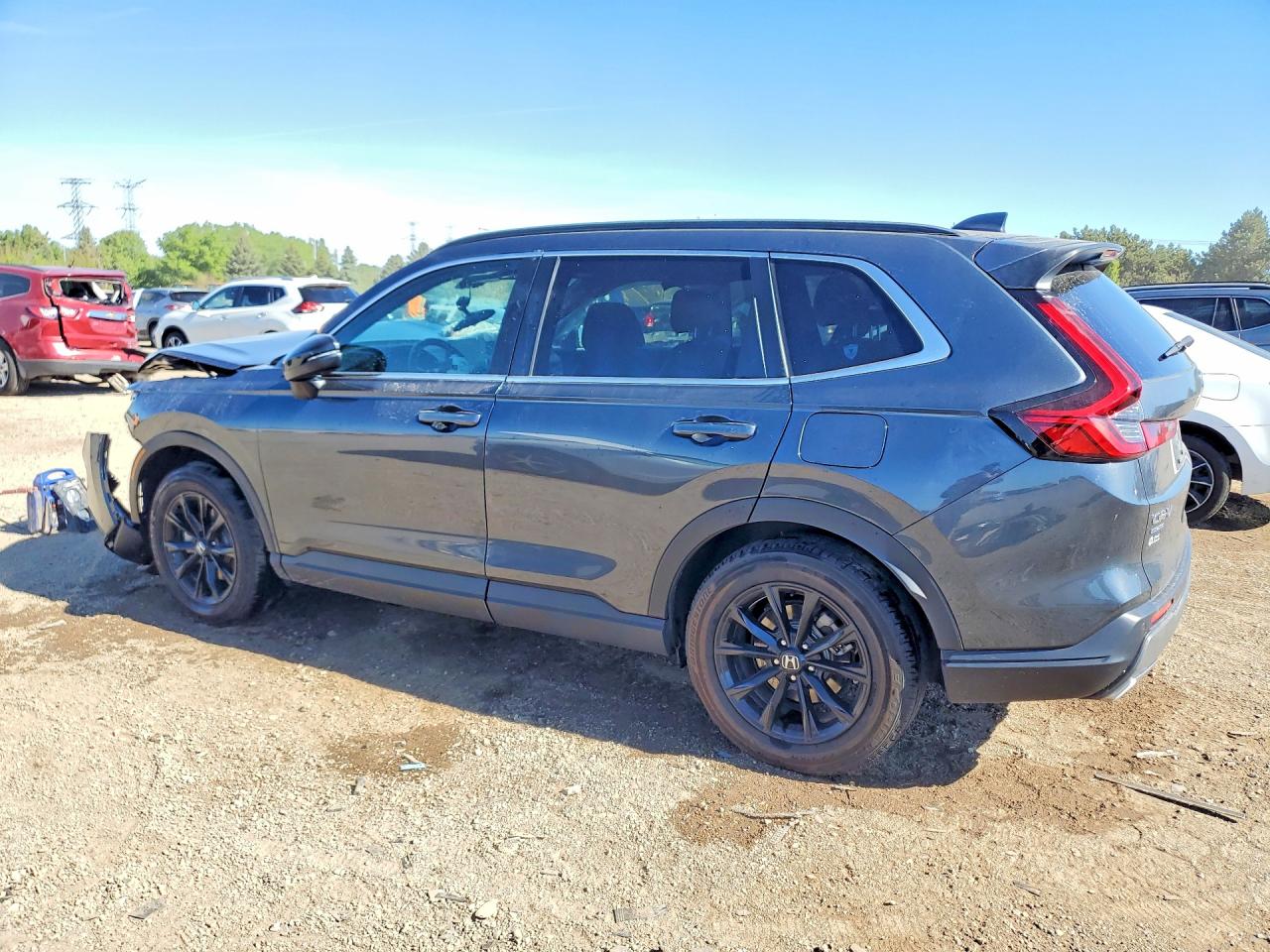 2025 Honda Cr-v Sport-l Gray vin: 7FARS6H81SE059145
