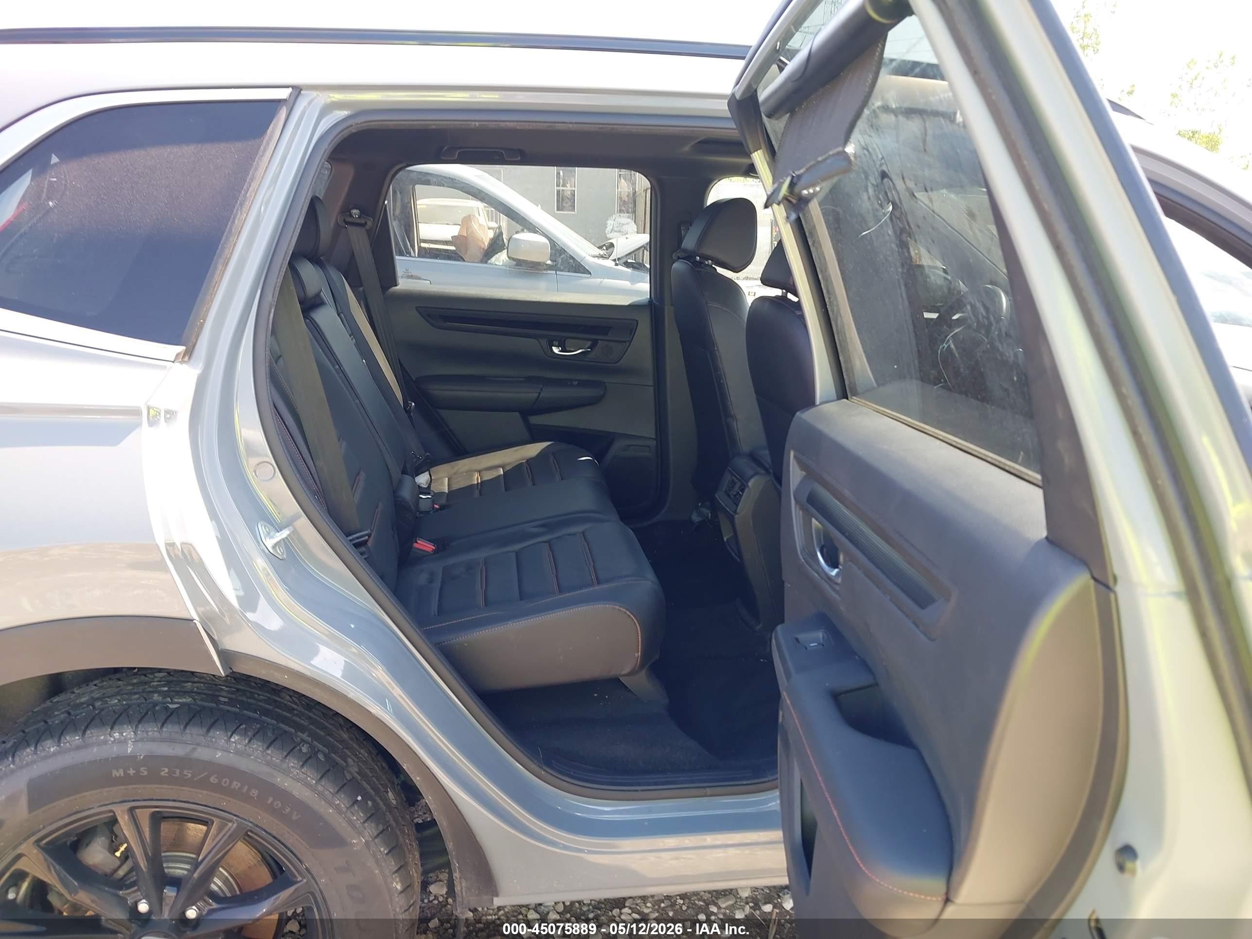 2025 Honda Cr-v Hybrid Sport-l Gray vin: 7FARS6H82SE073412
