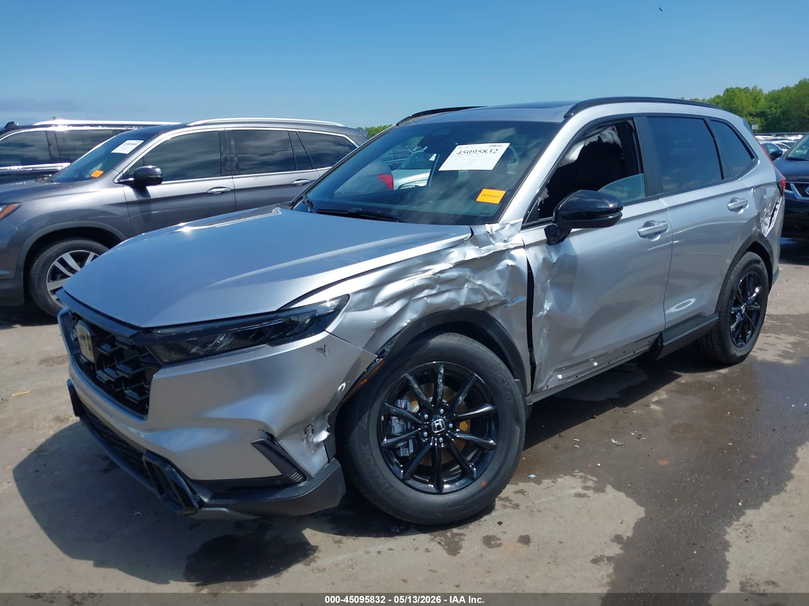 2026 Honda Cr-v Hybrid Awd Sport-l Silver vin: 7FARS6H82TE110475