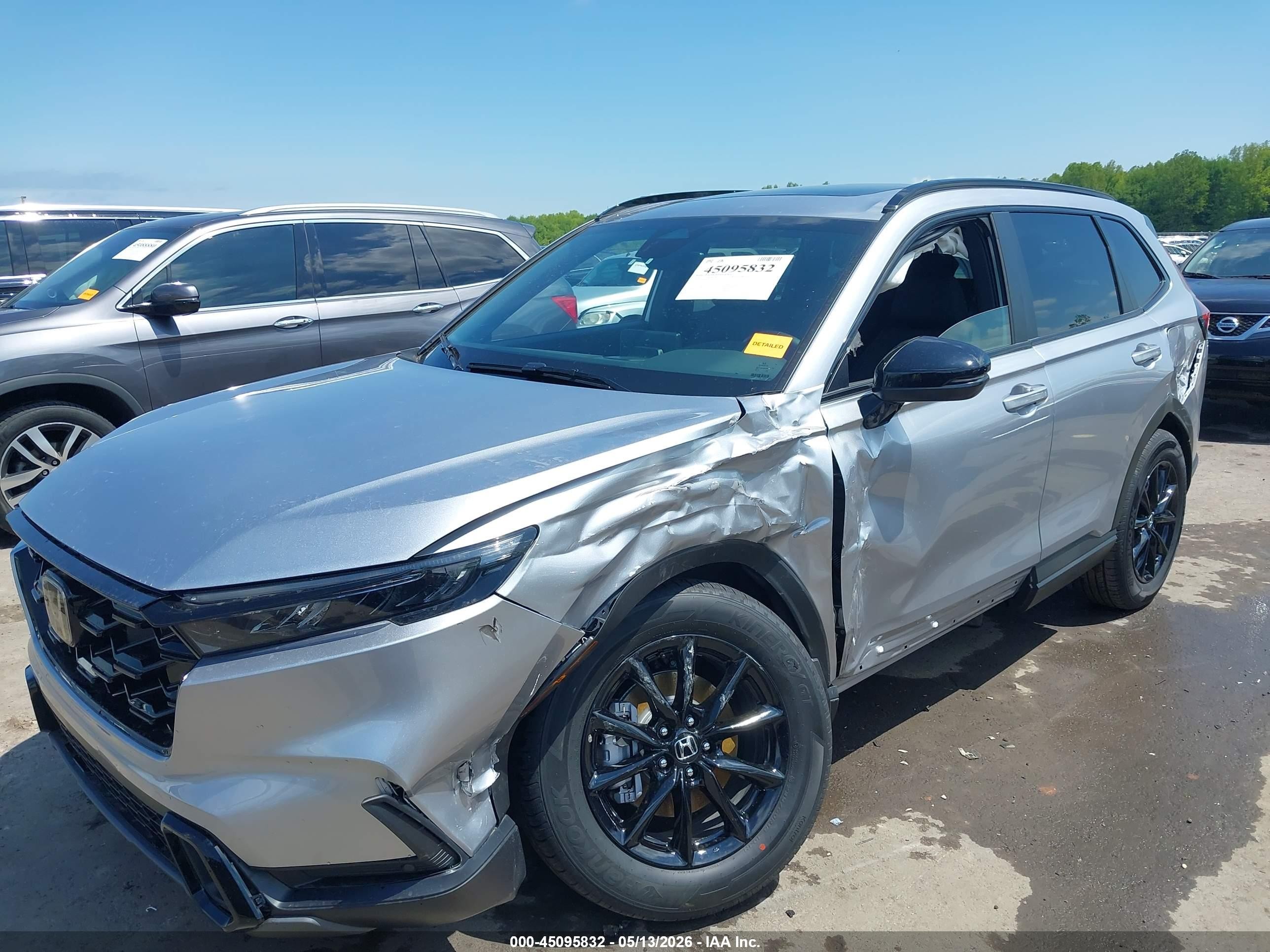 2026 Honda Cr-v Hybrid Awd Sport-l Silver vin: 7FARS6H82TE110475