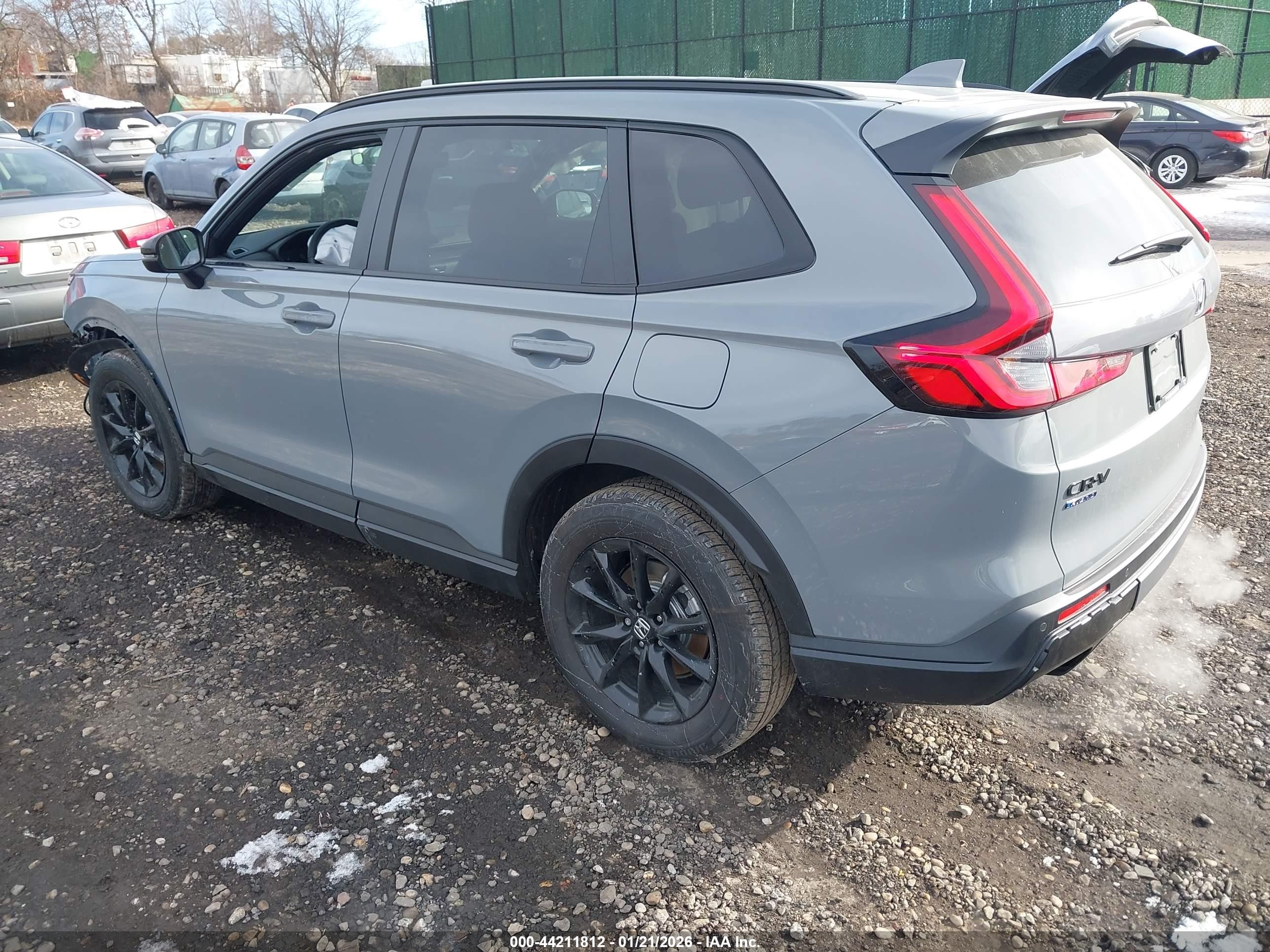 2026 Honda Cr-v Hybrid Awd Sport-l Gray vin: 7FARS6H83TE065398