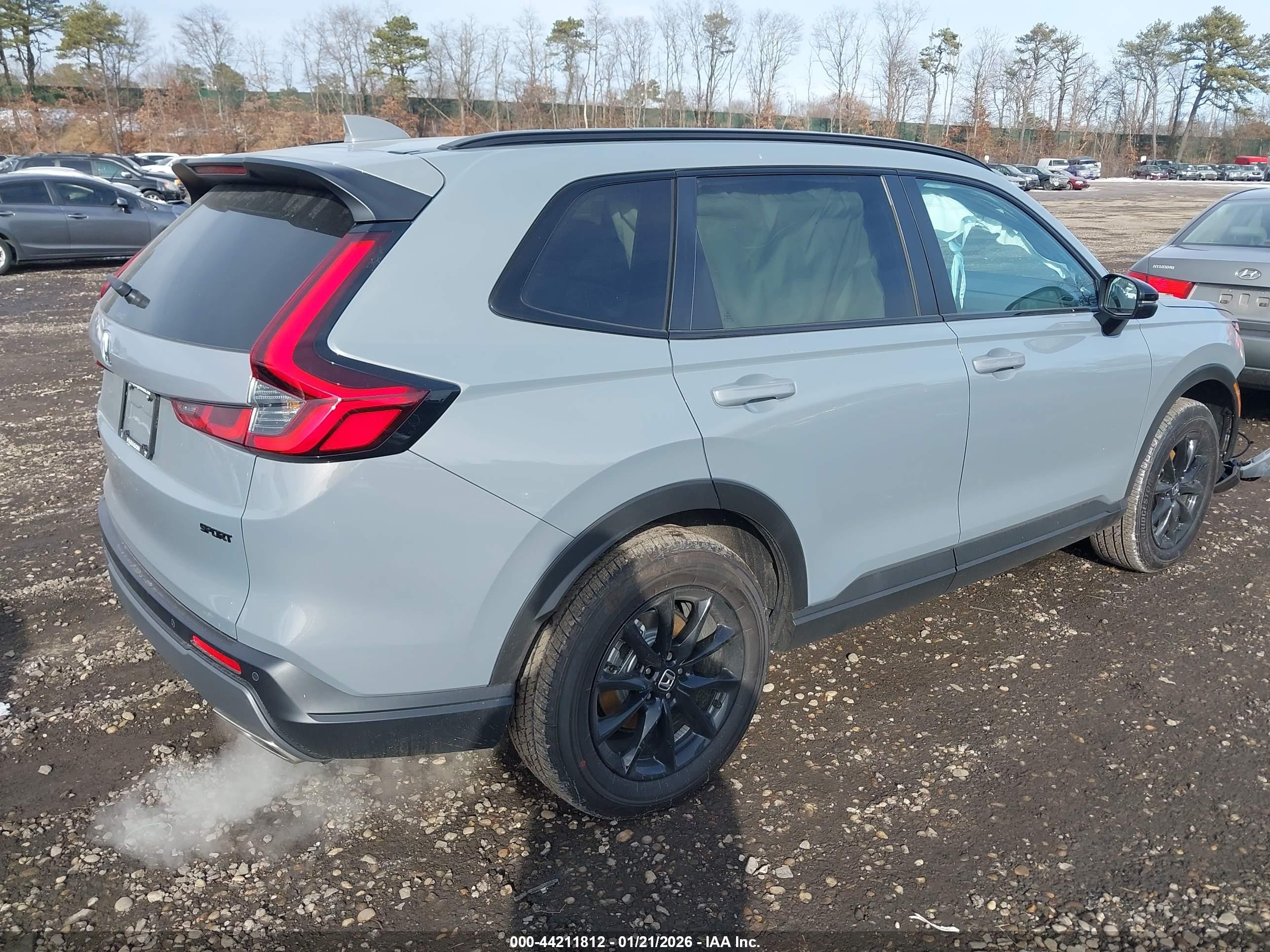 2026 Honda Cr-v Hybrid Awd Sport-l Gray vin: 7FARS6H83TE065398