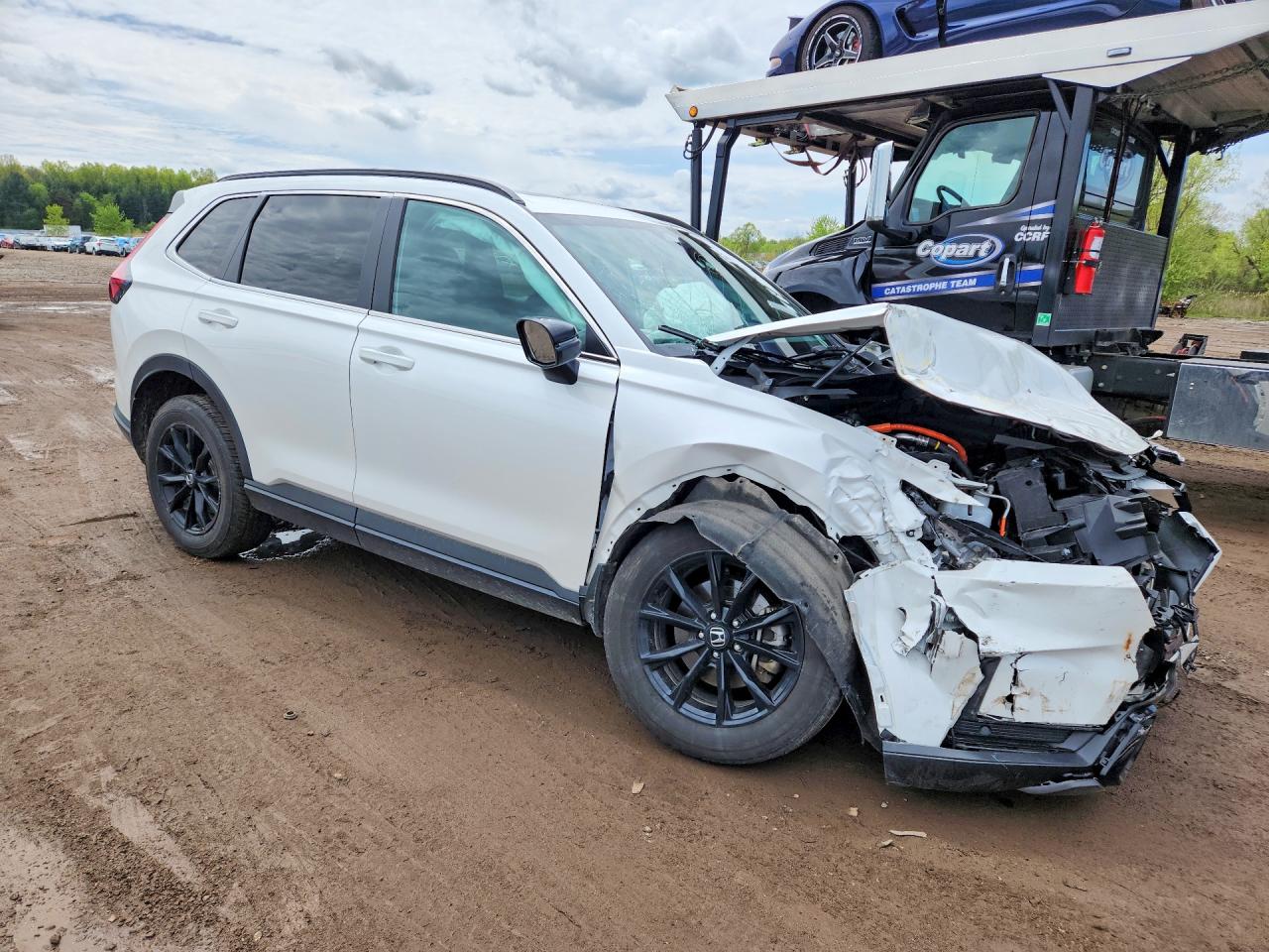 2025 Honda Cr-v Sport-l White vin: 7FARS6H84SE078191