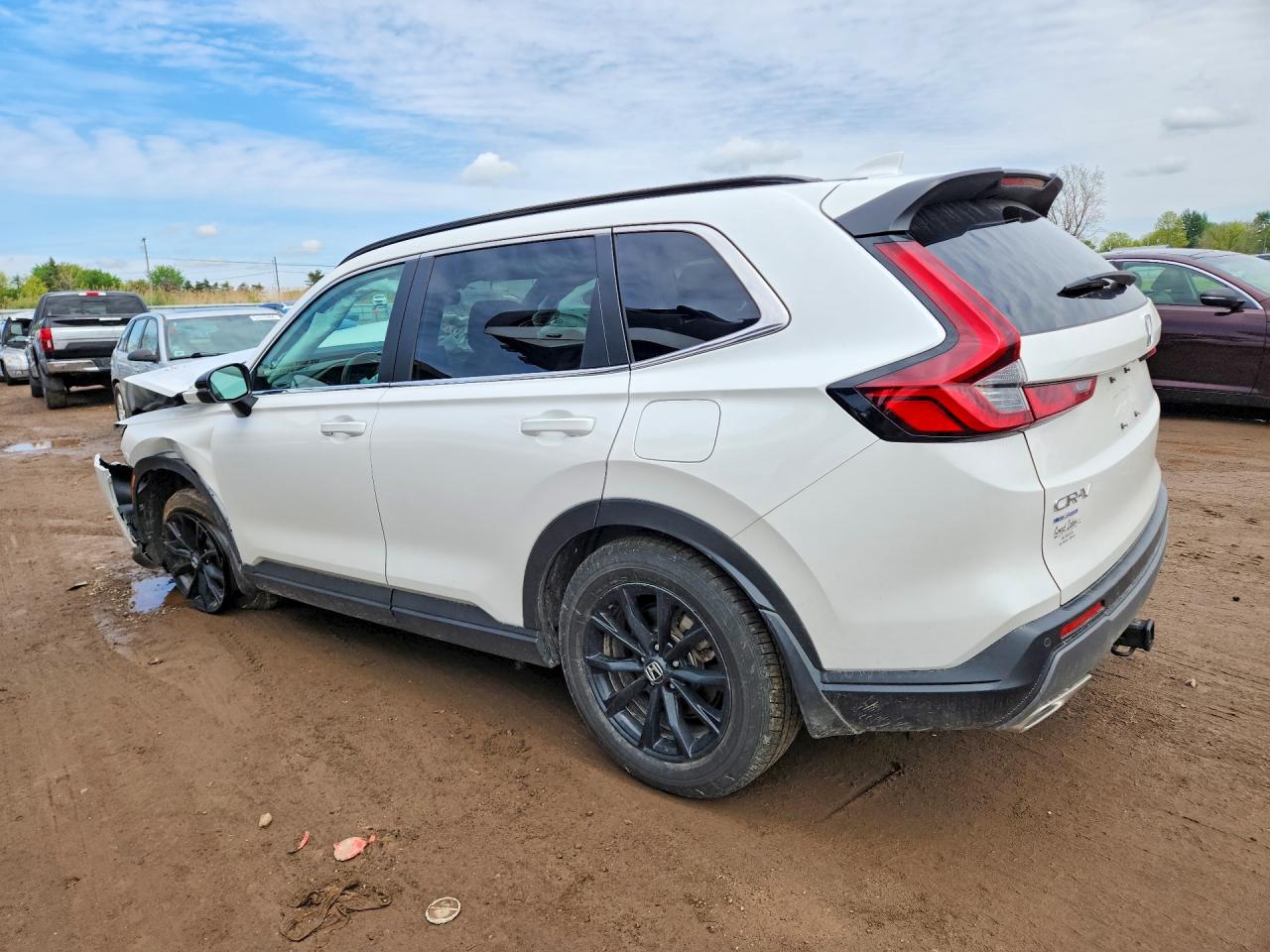 2025 Honda Cr-v Sport-l White vin: 7FARS6H84SE078191