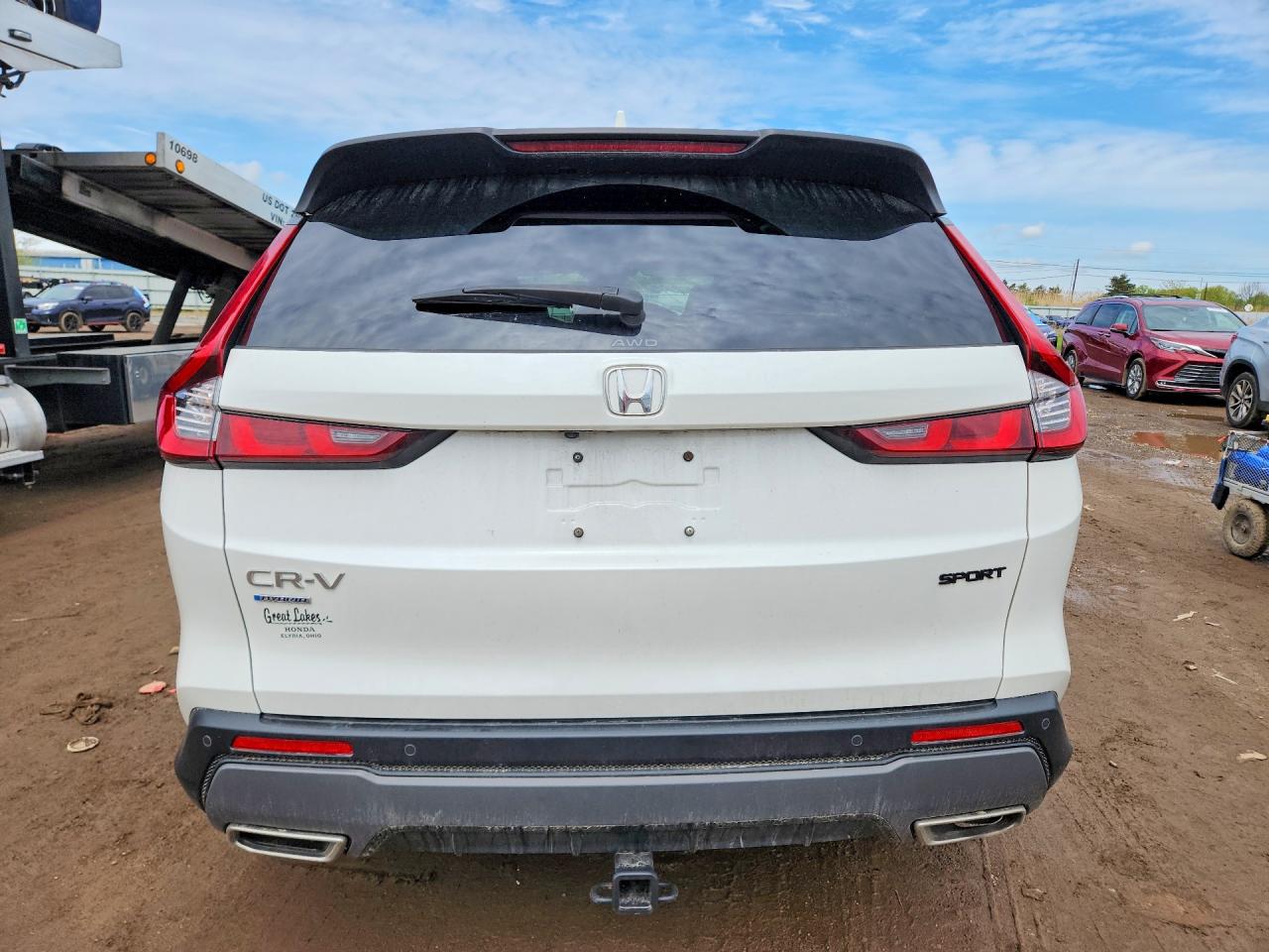 2025 Honda Cr-v Sport-l White vin: 7FARS6H84SE078191