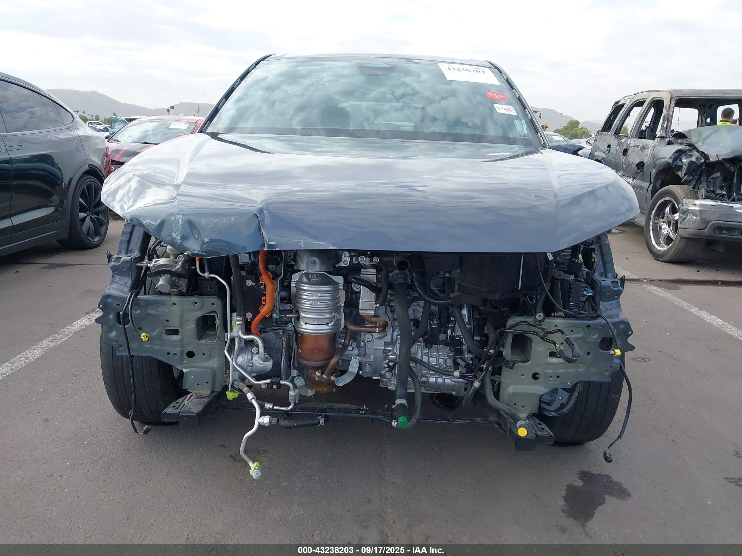 2024 Honda Cr-v Hybrid Sport-l Серый vin: 7FARS6H86RE059927