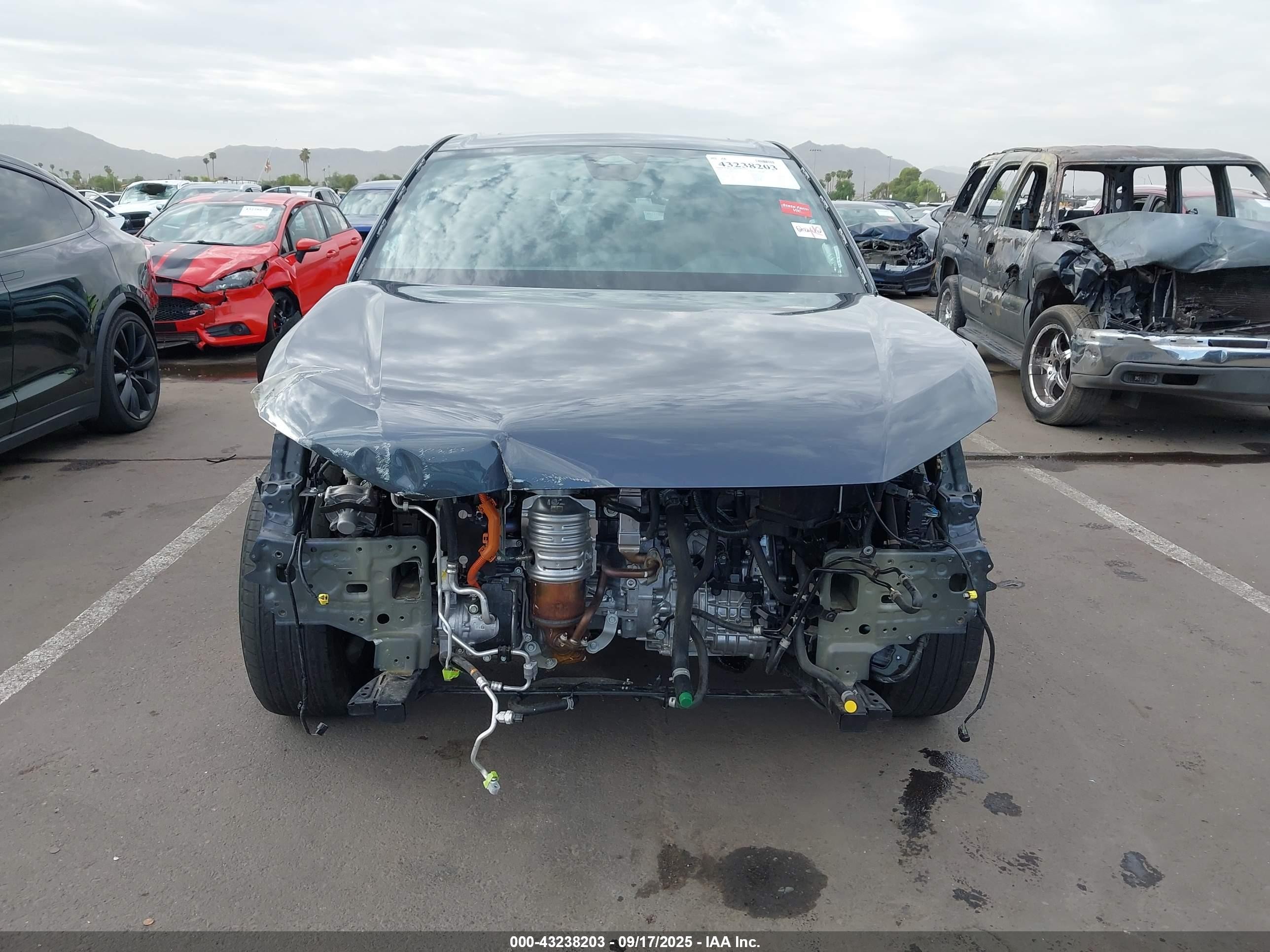 2024 Honda Cr-v Hybrid Sport-l Серый vin: 7FARS6H86RE059927