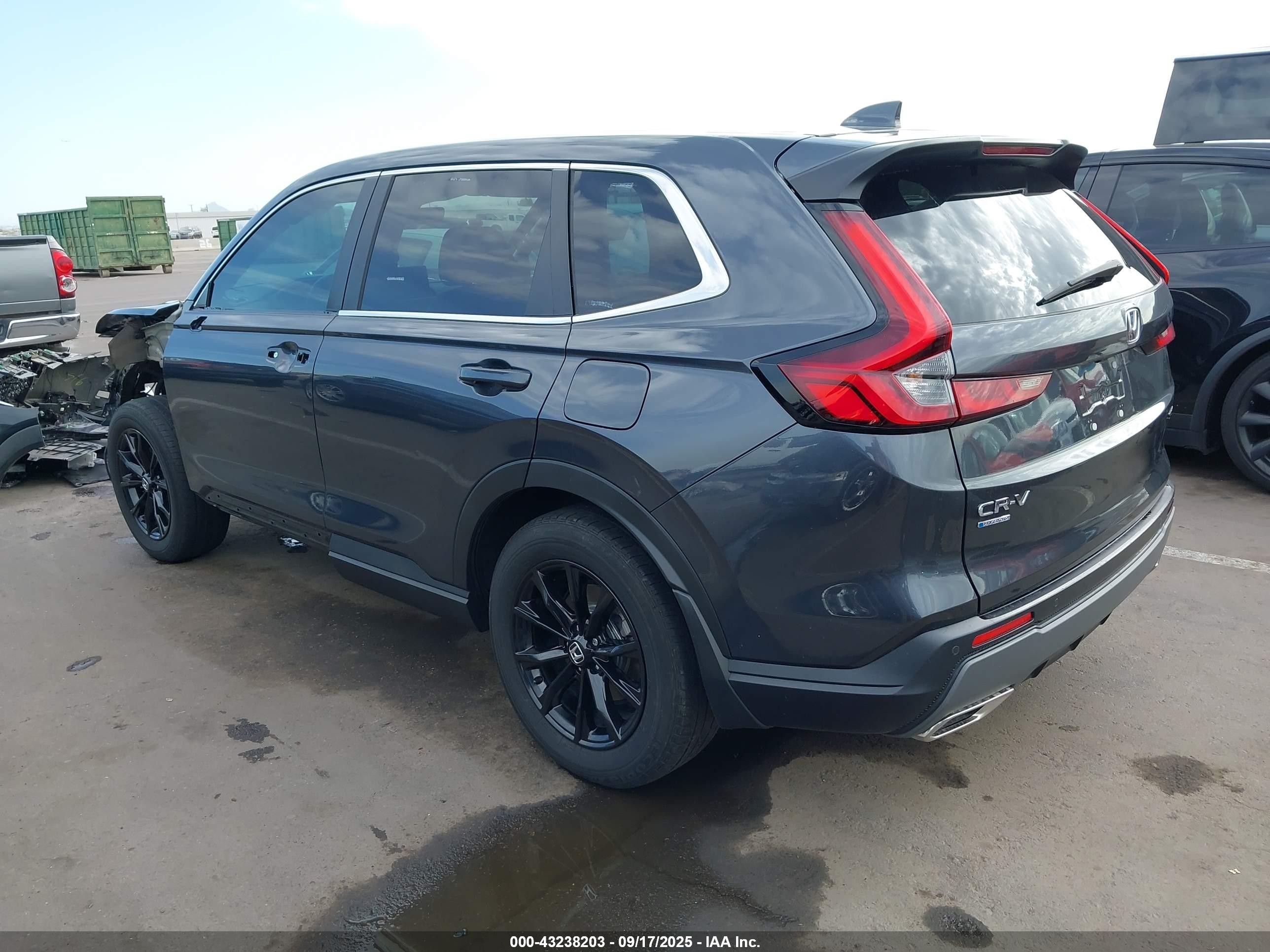 2024 Honda Cr-v Hybrid Sport-l Серый vin: 7FARS6H86RE059927