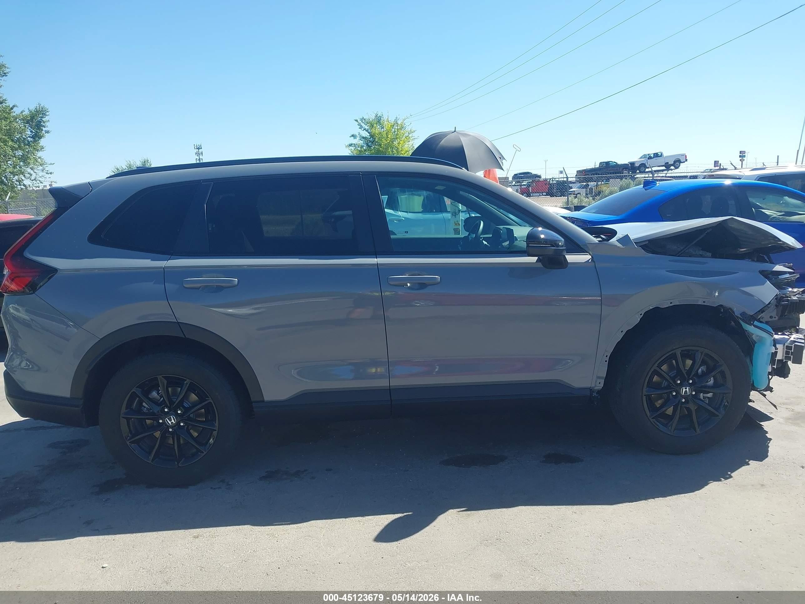 2026 Honda Cr-v Hybrid Awd Sport-l Pewter vin: 7FARS6H86TE065394