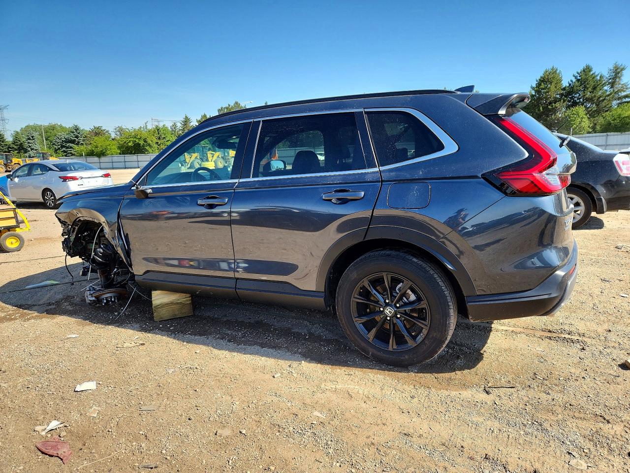 2025 Honda Cr-v Sport-l Gray vin: 7FARS6H87SE033424