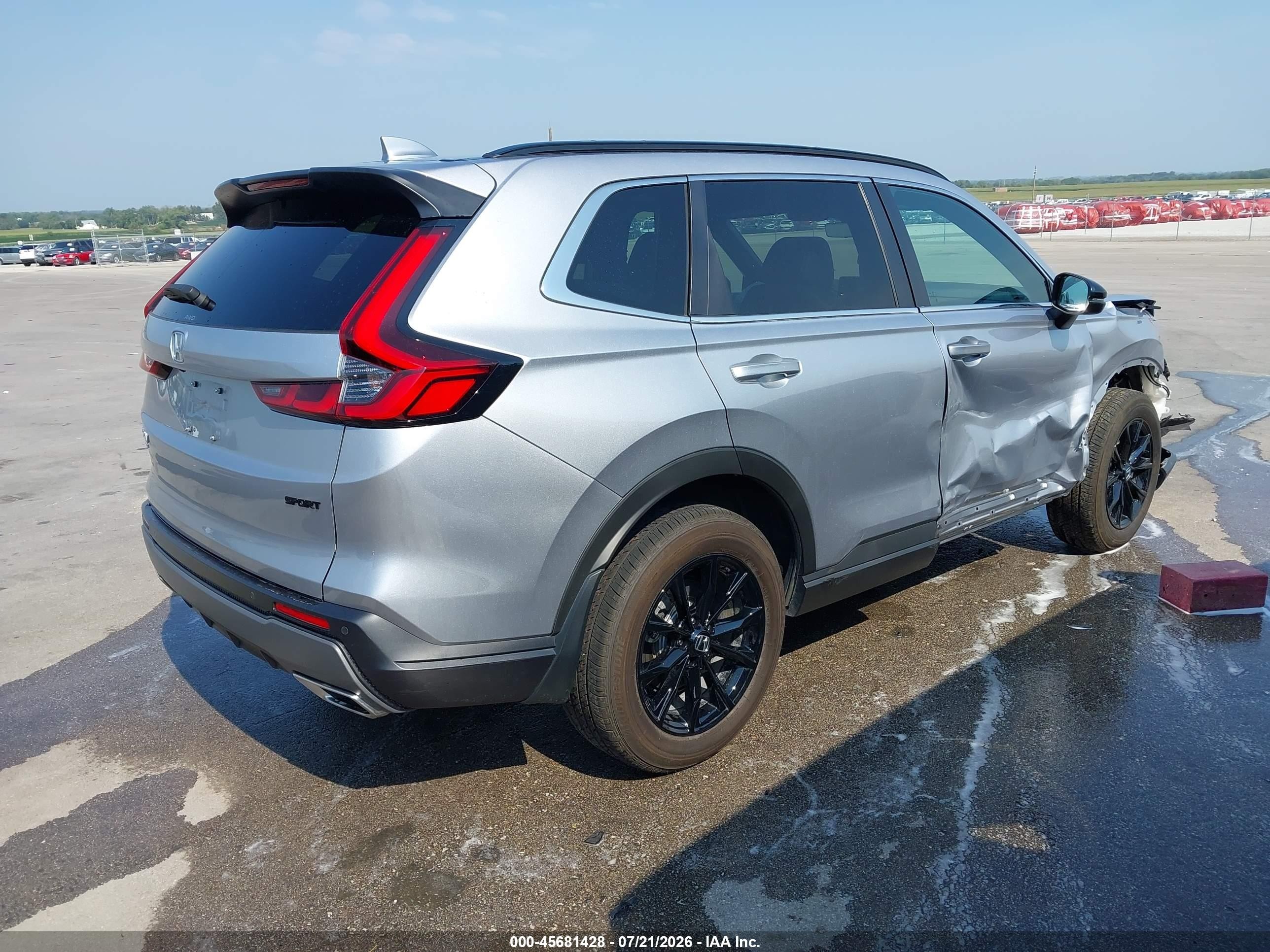 2025 Honda Cr-v Hybrid Sport-l Silver vin: 7FARS6H87SE099231
