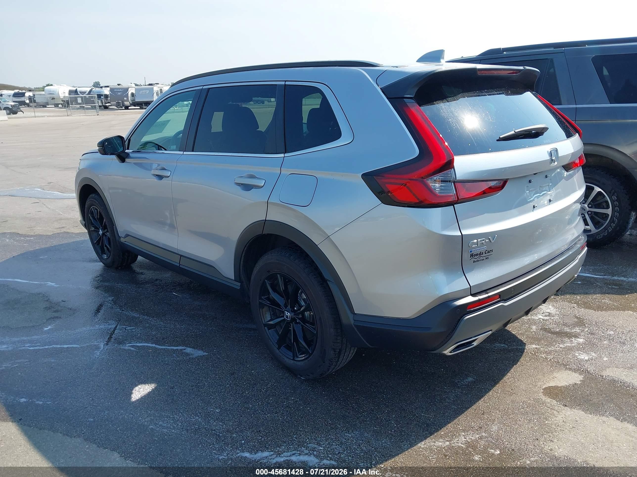 2025 Honda Cr-v Hybrid Sport-l Silver vin: 7FARS6H87SE099231