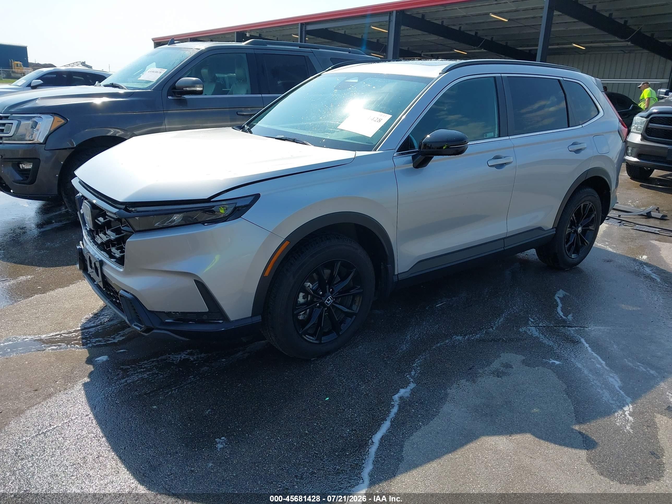 2025 Honda Cr-v Hybrid Sport-l Silver vin: 7FARS6H87SE099231