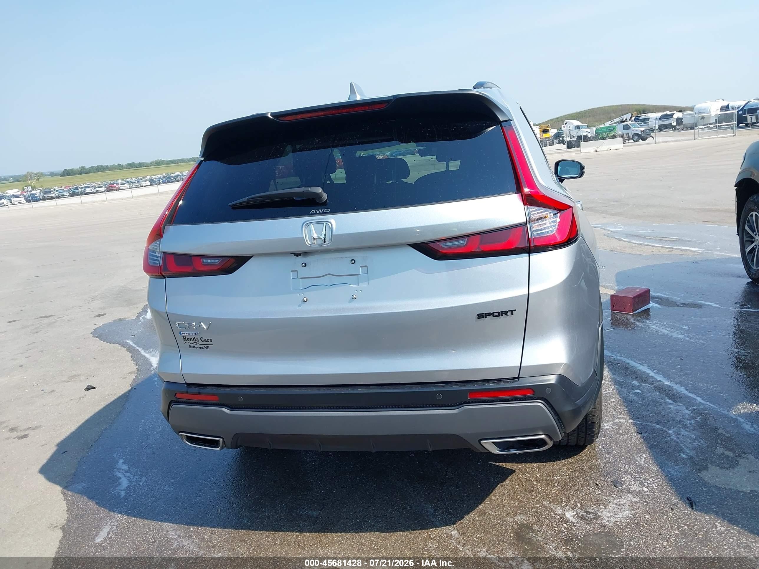 2025 Honda Cr-v Hybrid Sport-l Silver vin: 7FARS6H87SE099231