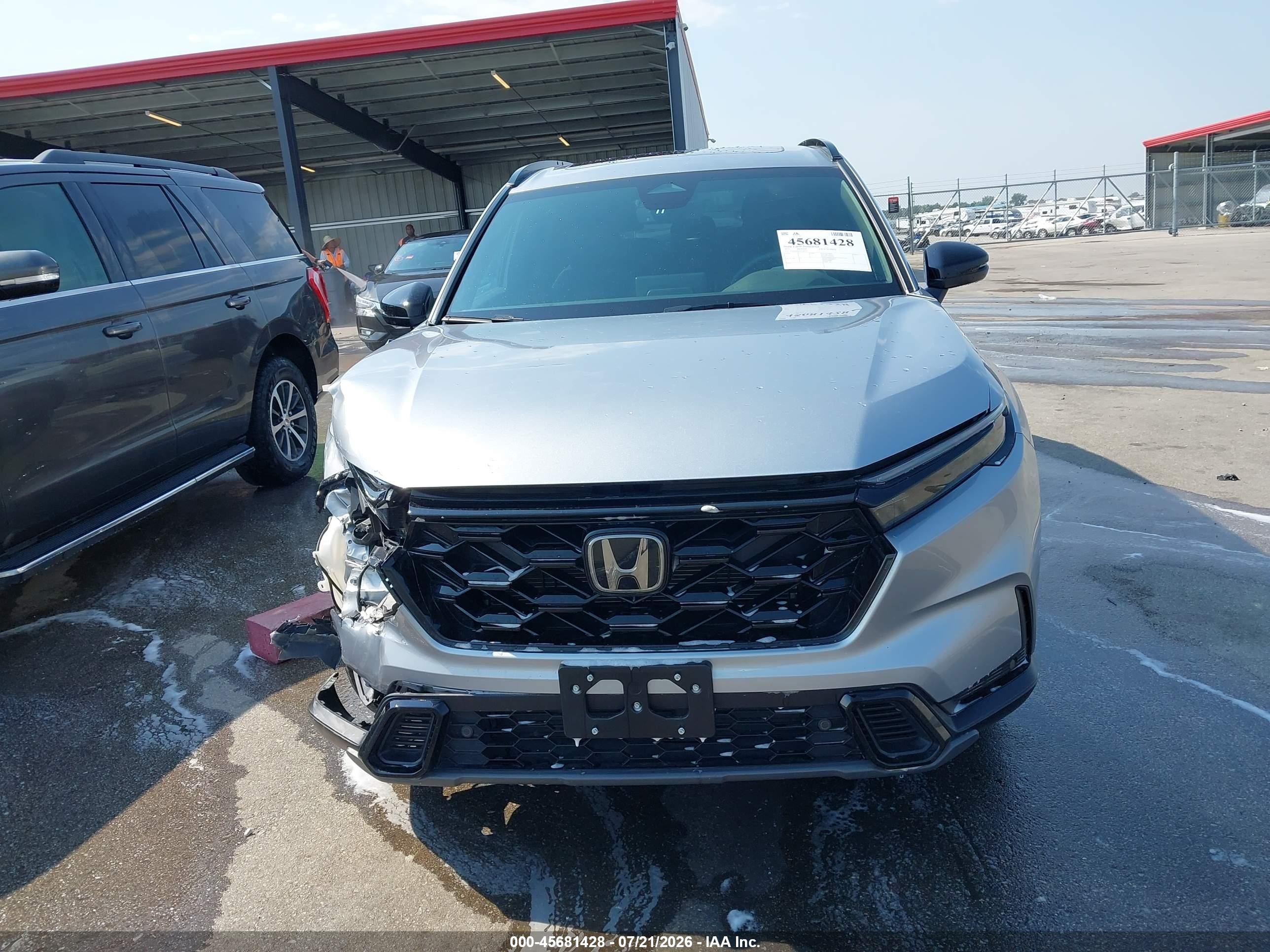 2025 Honda Cr-v Hybrid Sport-l Silver vin: 7FARS6H87SE099231