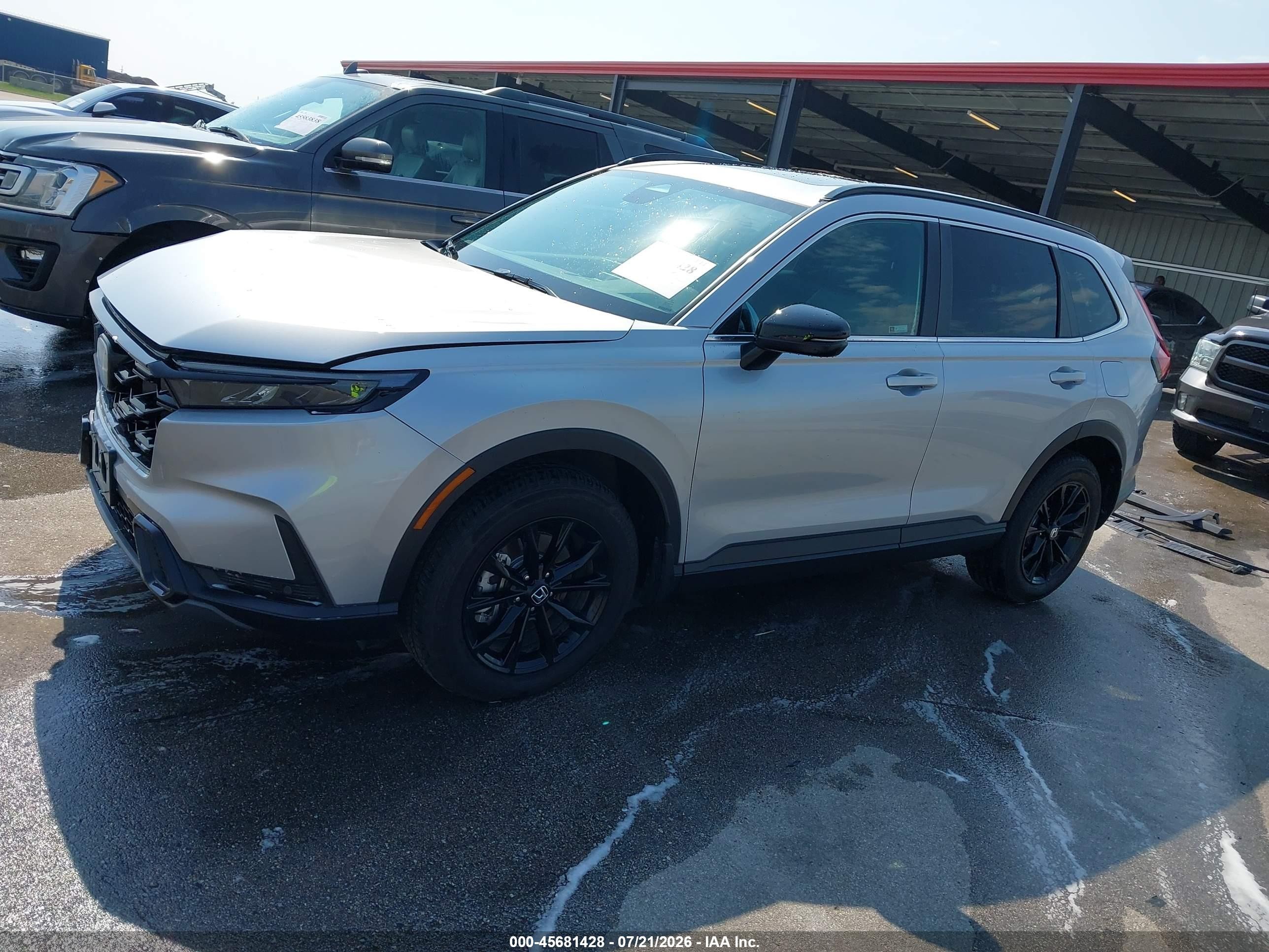 2025 Honda Cr-v Hybrid Sport-l Silver vin: 7FARS6H87SE099231