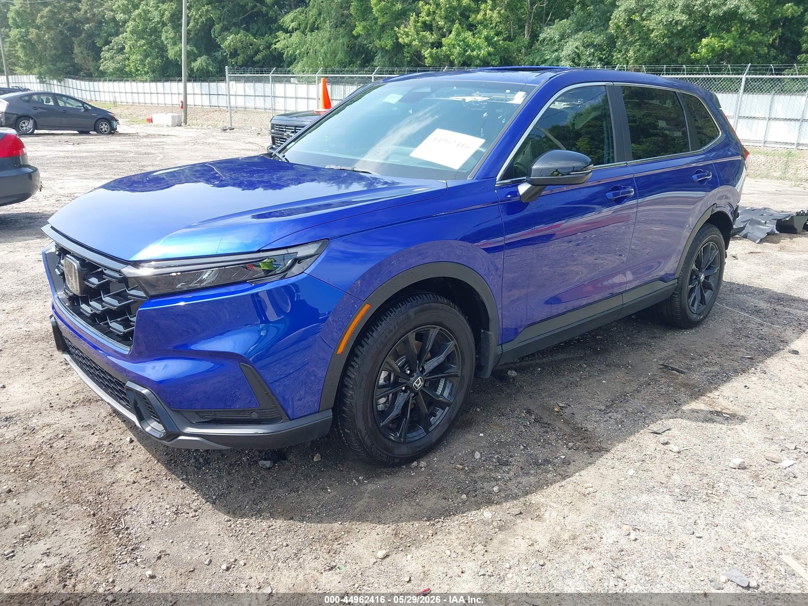 2025 Honda Cr-v Hybrid Sport-l Blue vin: 7FARS6H88SE037353