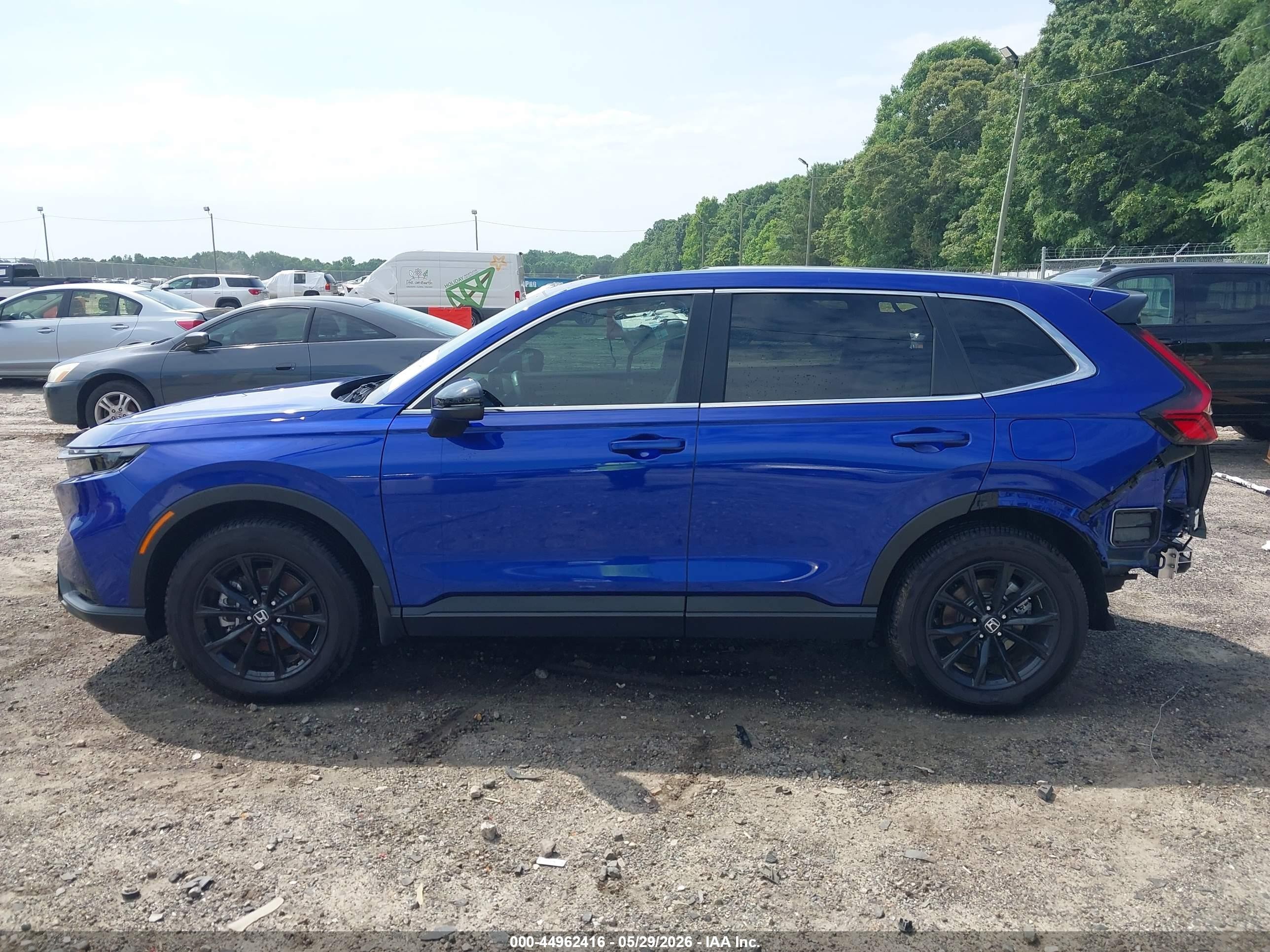 2025 Honda Cr-v Hybrid Sport-l Blue vin: 7FARS6H88SE037353