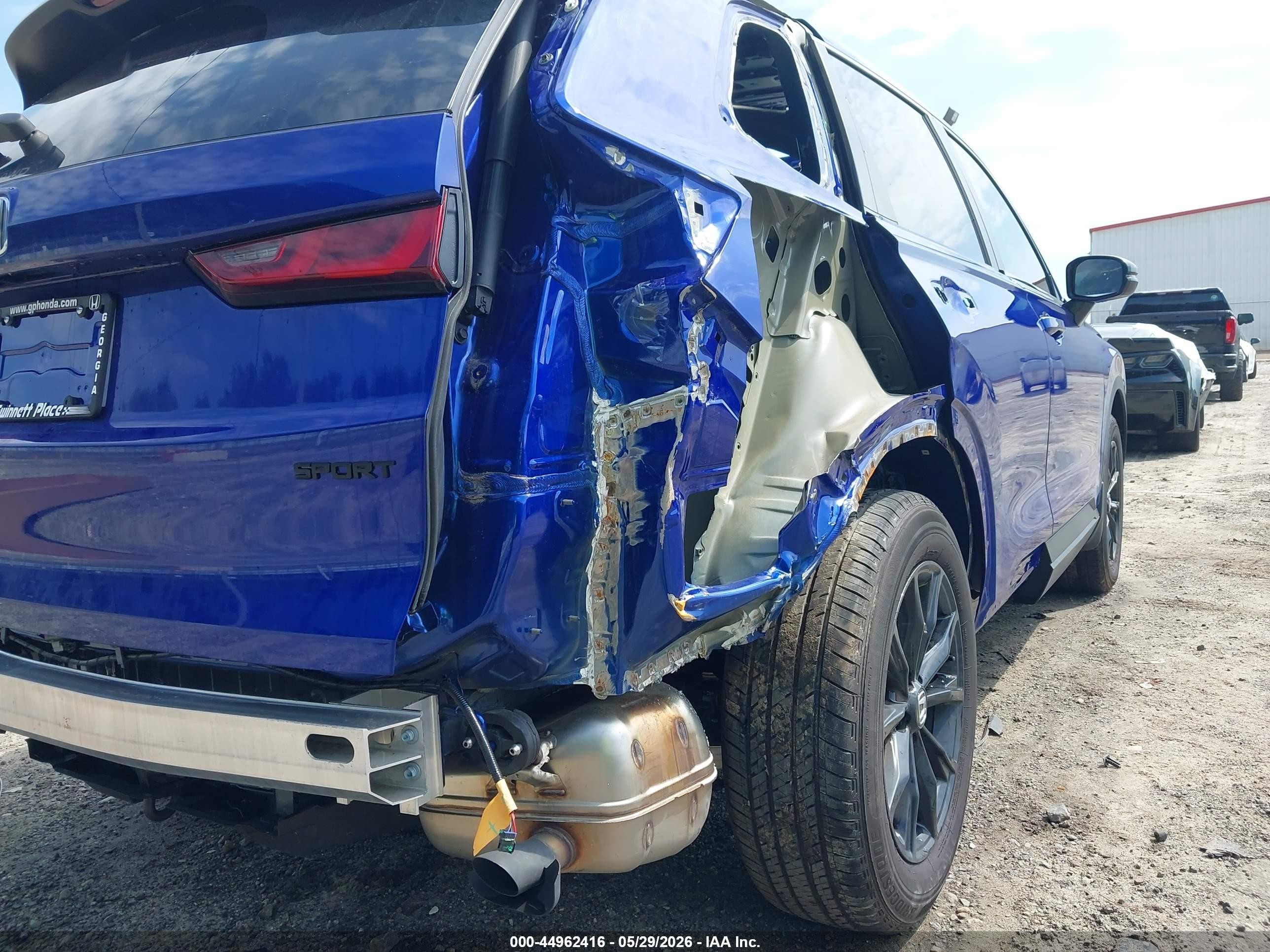 2025 Honda Cr-v Hybrid Sport-l Blue vin: 7FARS6H88SE037353