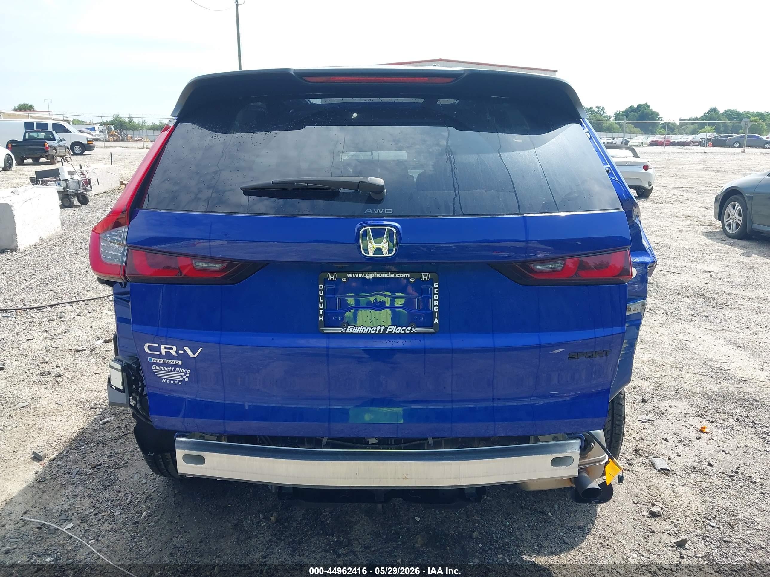 2025 Honda Cr-v Hybrid Sport-l Blue vin: 7FARS6H88SE037353