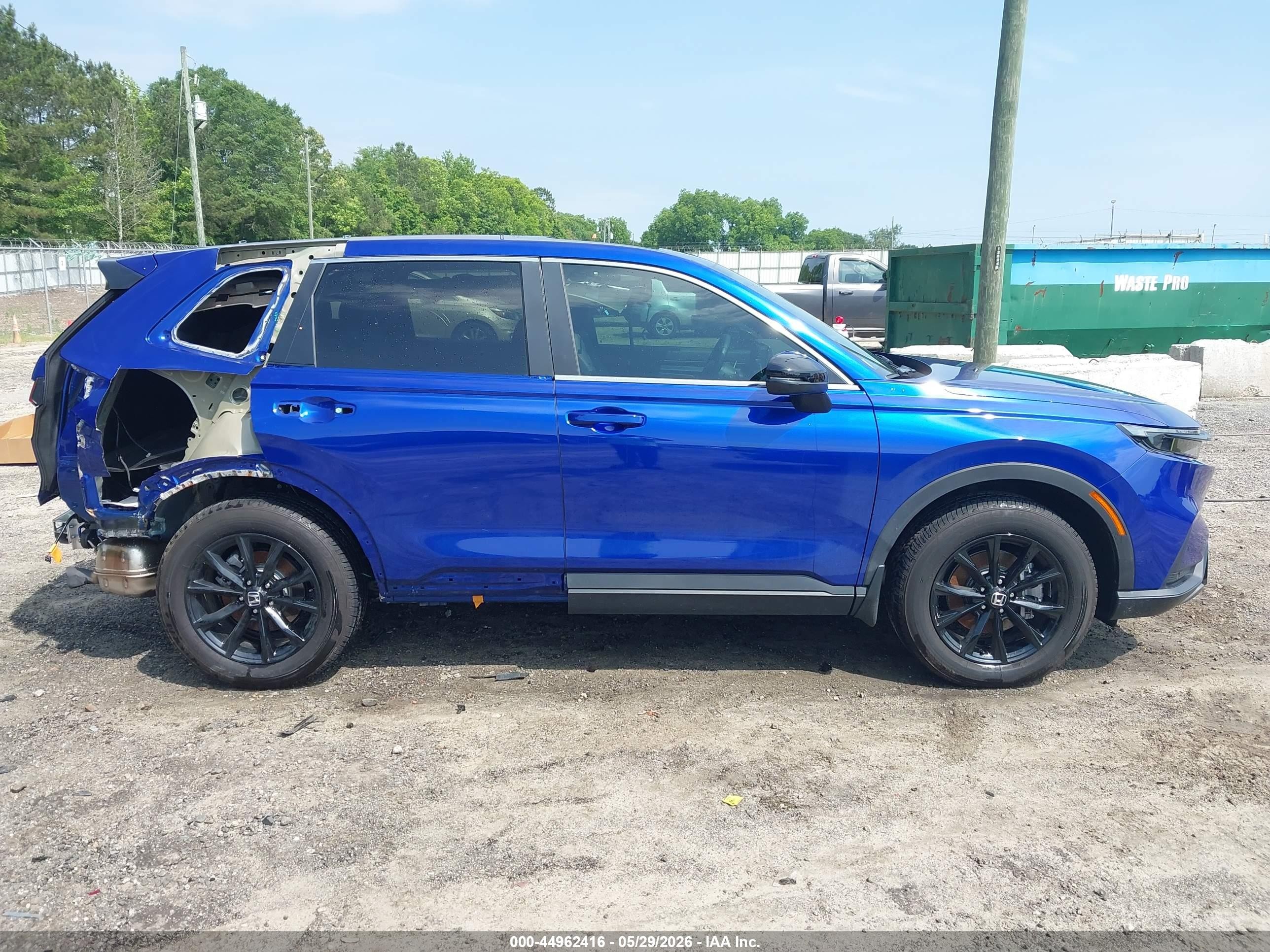 2025 Honda Cr-v Hybrid Sport-l Blue vin: 7FARS6H88SE037353
