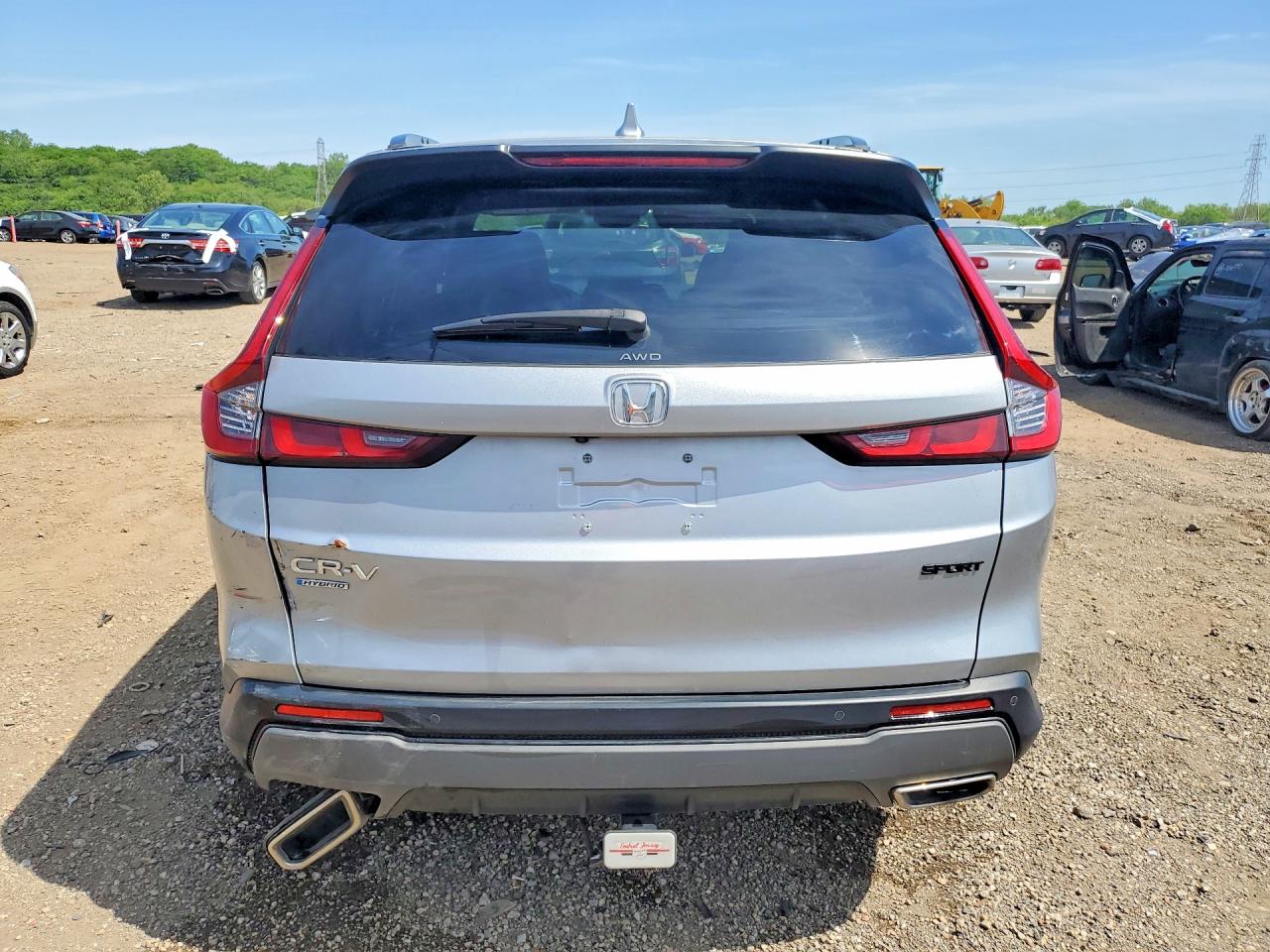 2024 Honda Cr-v Sport-l Silver vin: 7FARS6H89RE051031