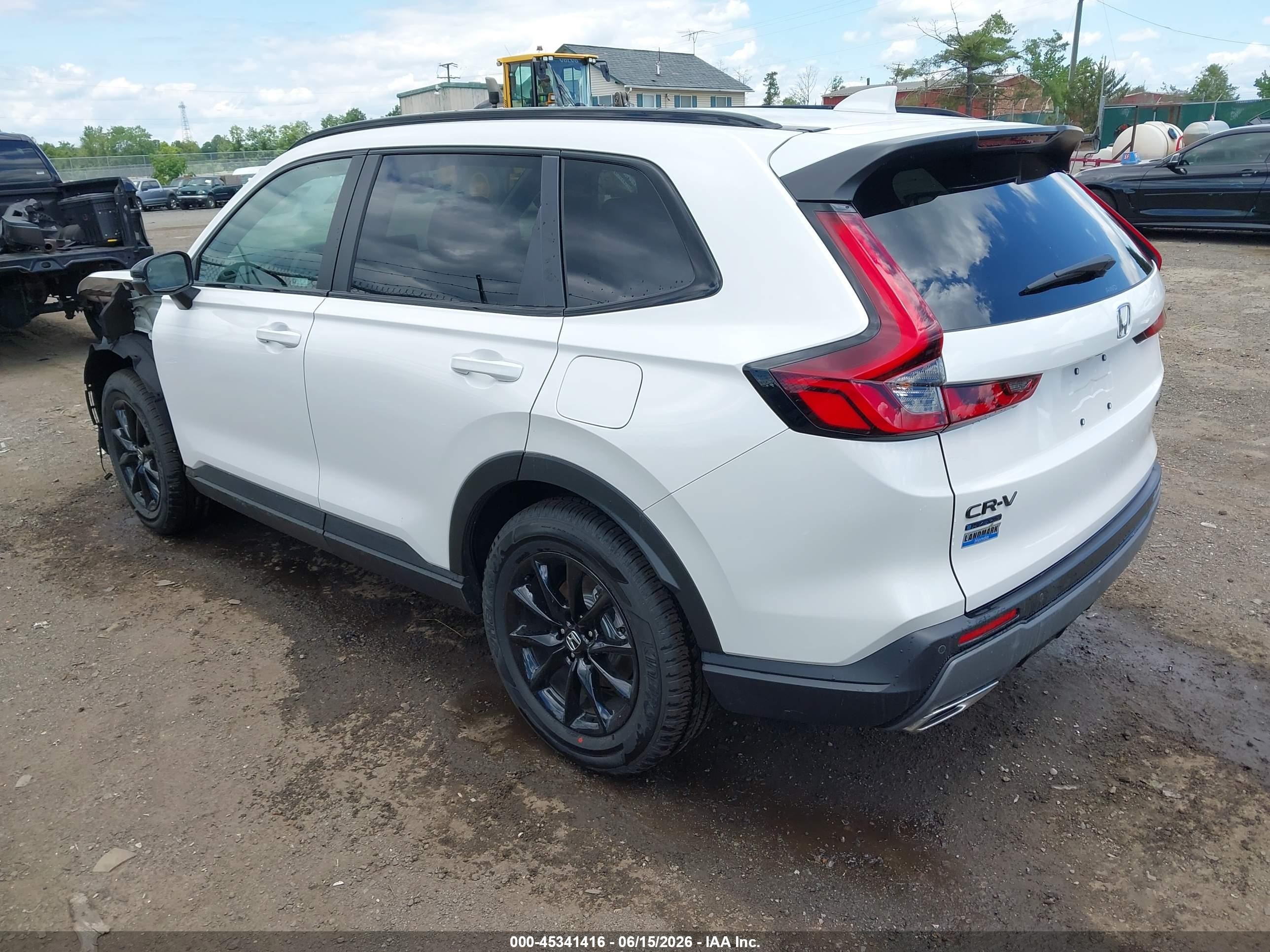 2026 Honda Cr-v Hybrid Awd Sport-l White vin: 7FARS6H89TE079189