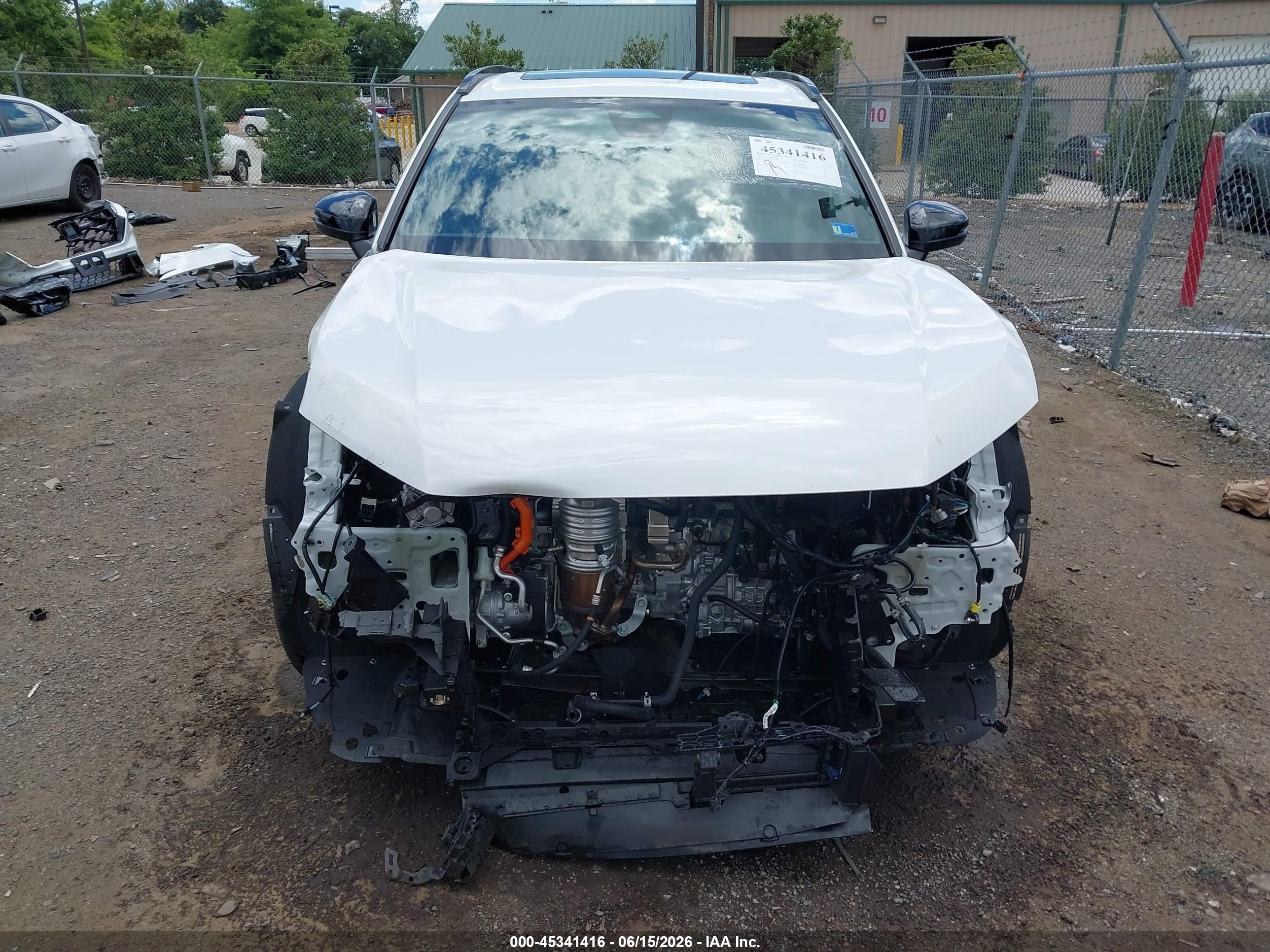 2026 Honda Cr-v Hybrid Awd Sport-l White vin: 7FARS6H89TE079189
