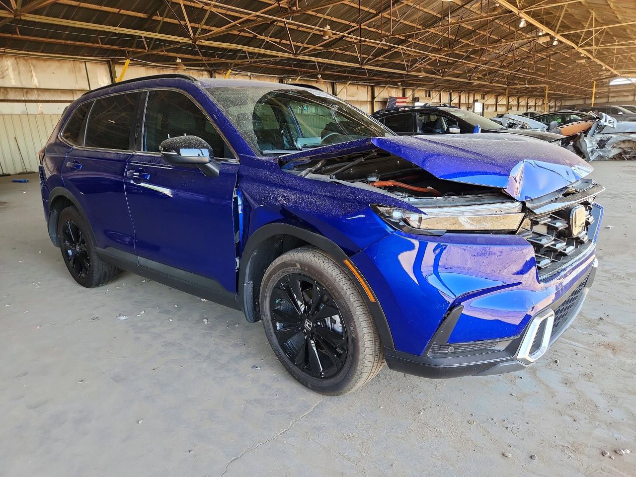 2025 Honda Cr-v Sport Touring Blue vin: 7FARS6H92SE033341