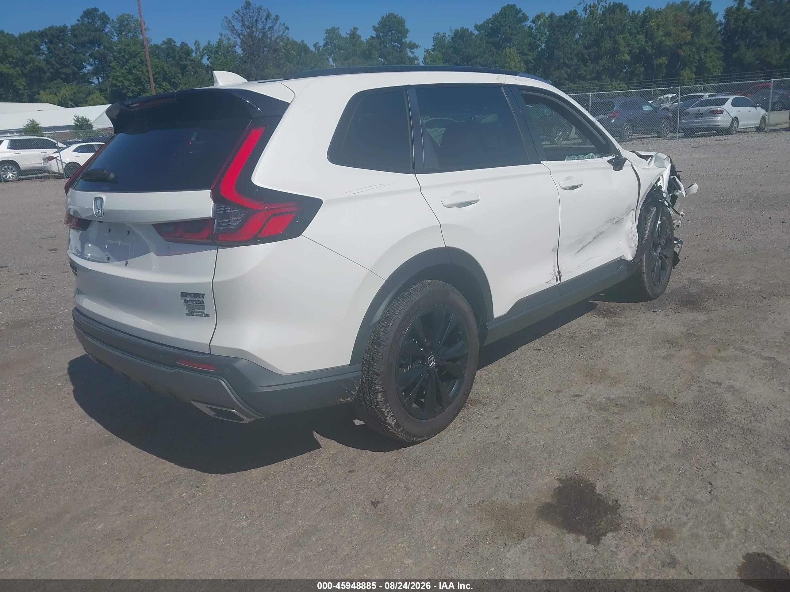 2026 Honda Cr-v Hybrid Awd Sport Touring White vin: 7FARS6H92TE094481