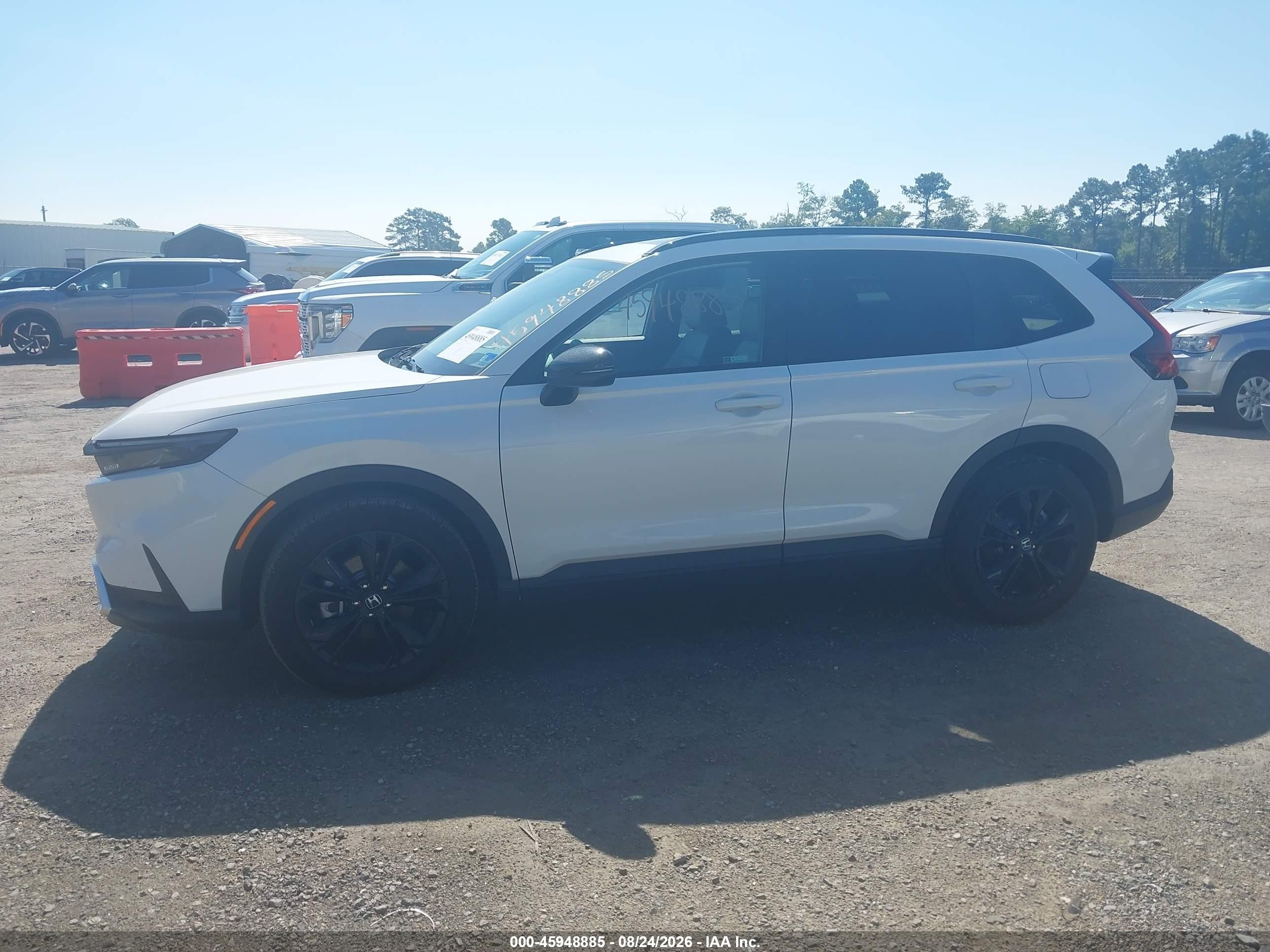 2026 Honda Cr-v Hybrid Awd Sport Touring White vin: 7FARS6H92TE094481