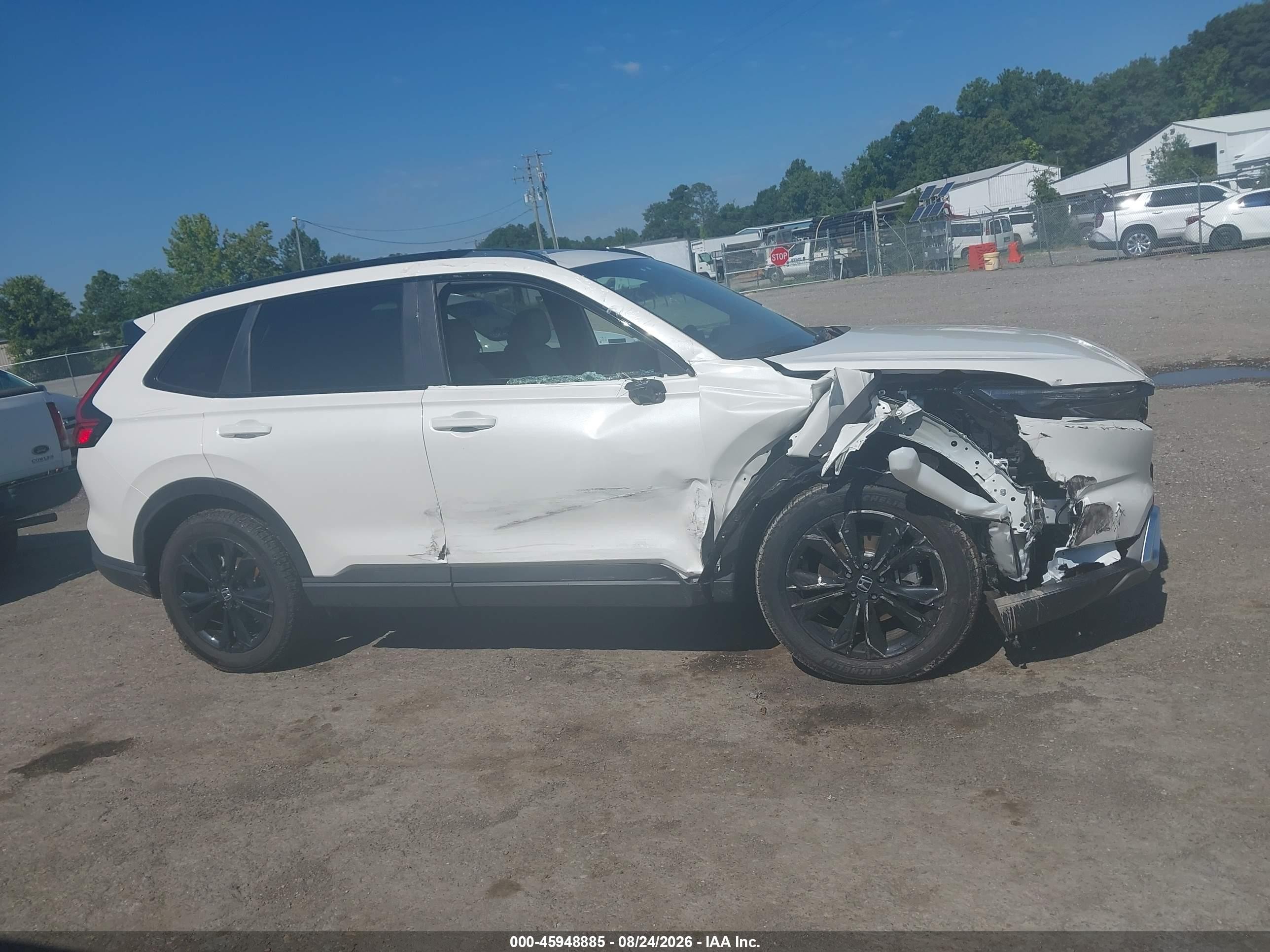 2026 Honda Cr-v Hybrid Awd Sport Touring White vin: 7FARS6H92TE094481