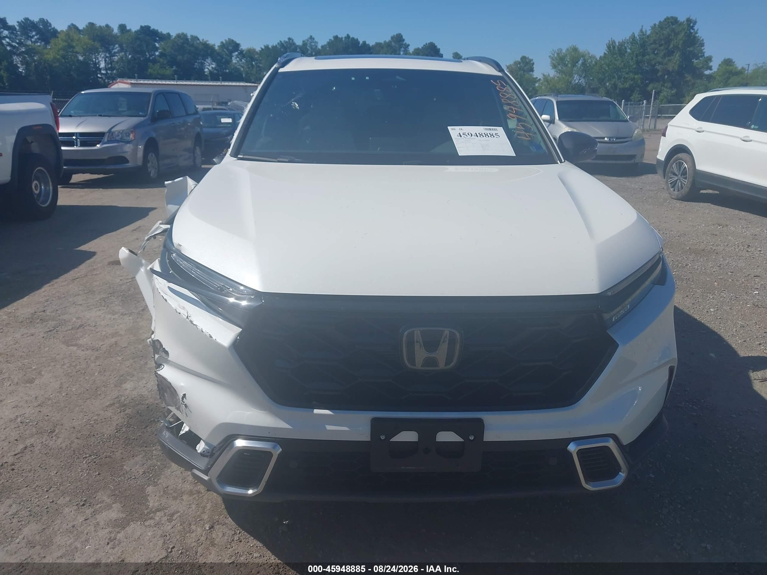 2026 Honda Cr-v Hybrid Awd Sport Touring White vin: 7FARS6H92TE094481