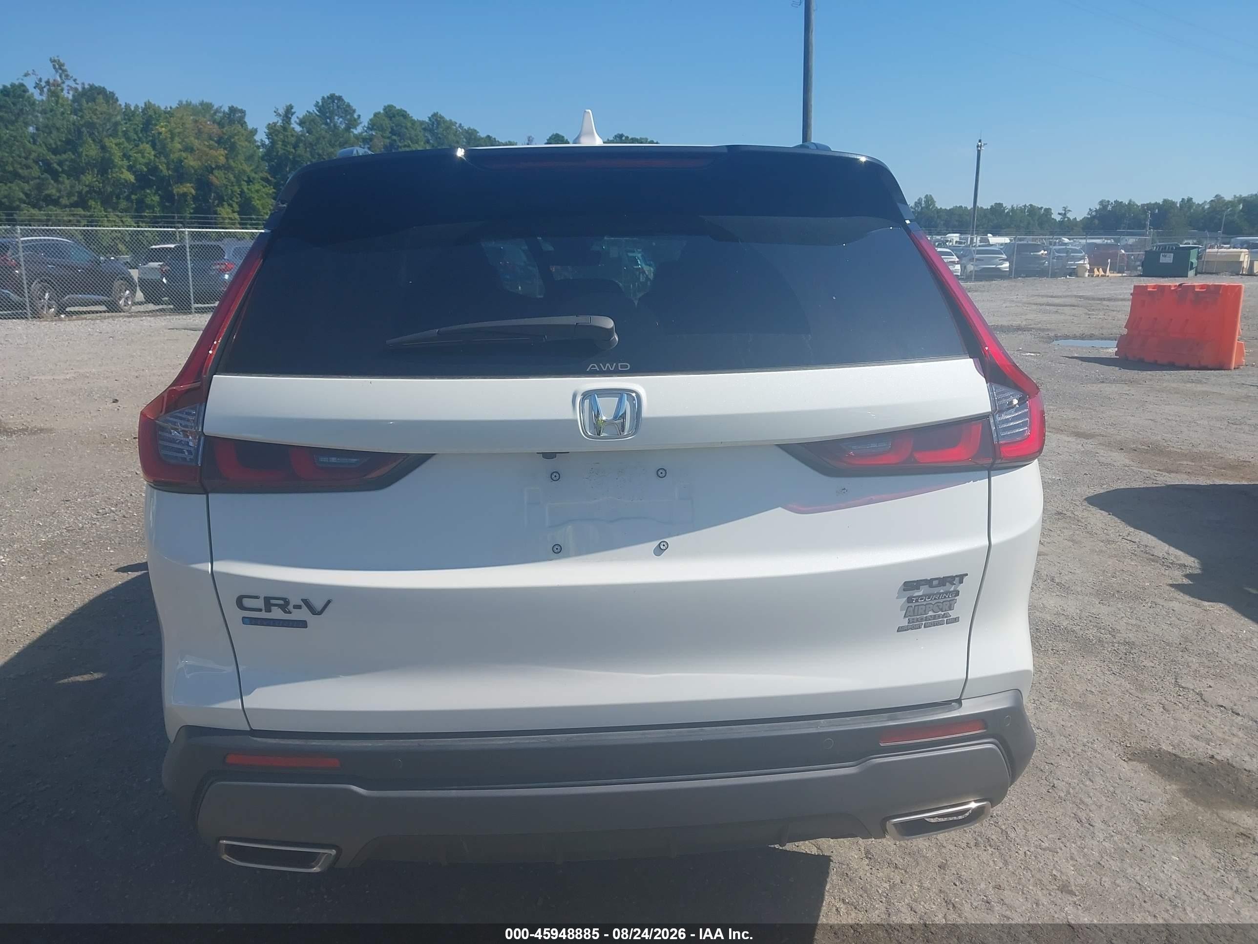 2026 Honda Cr-v Hybrid Awd Sport Touring White vin: 7FARS6H92TE094481