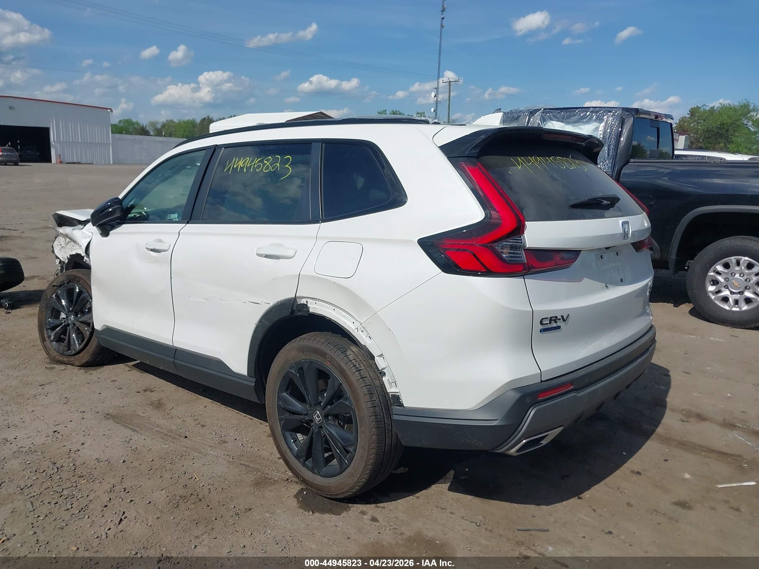 2026 Honda Cr-v Hybrid Awd Sport Touring White vin: 7FARS6H93TE071422