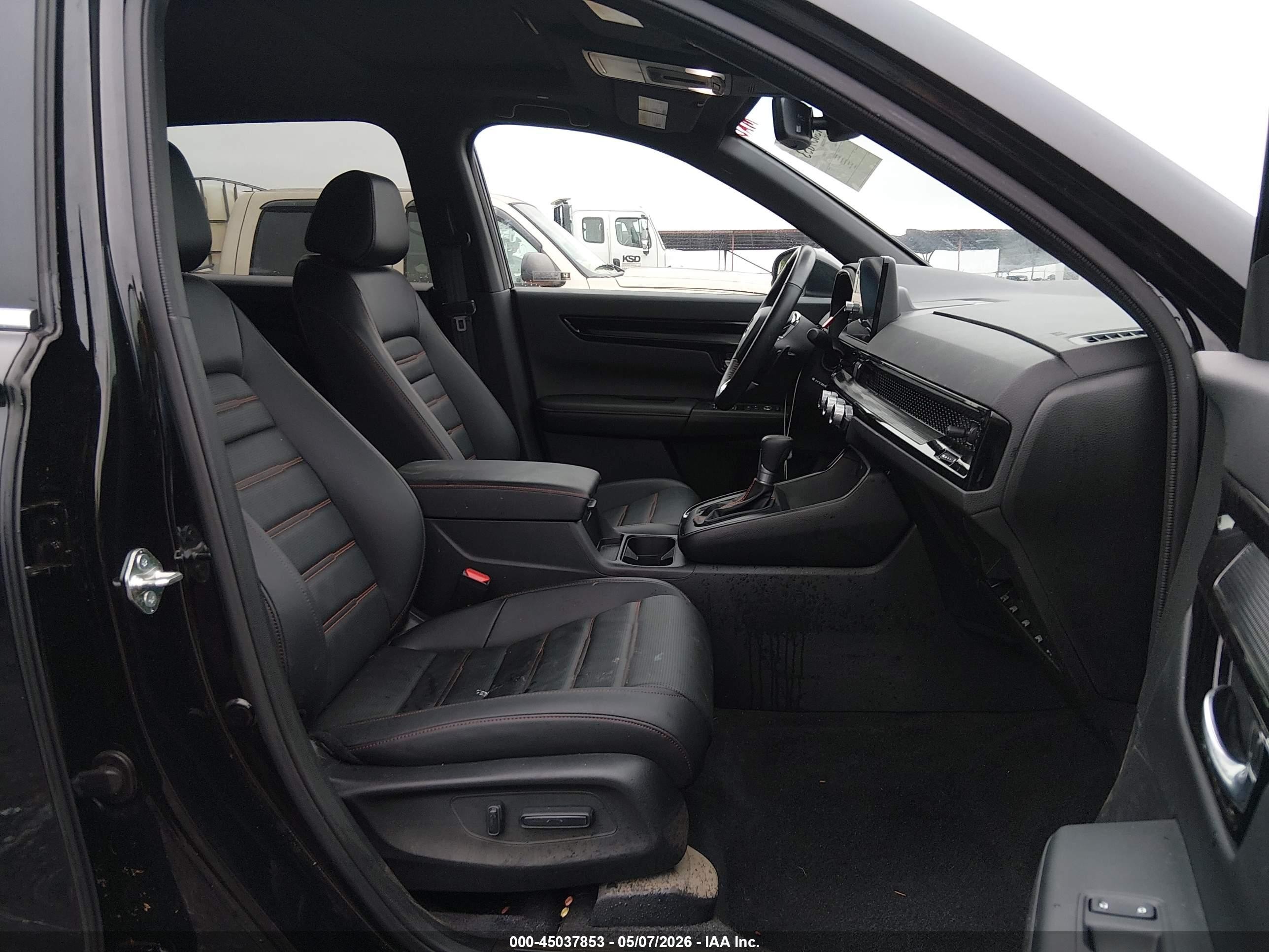 2025 Honda Cr-v Hybrid Sport Touring Черный vin: 7FARS6H96SE089038