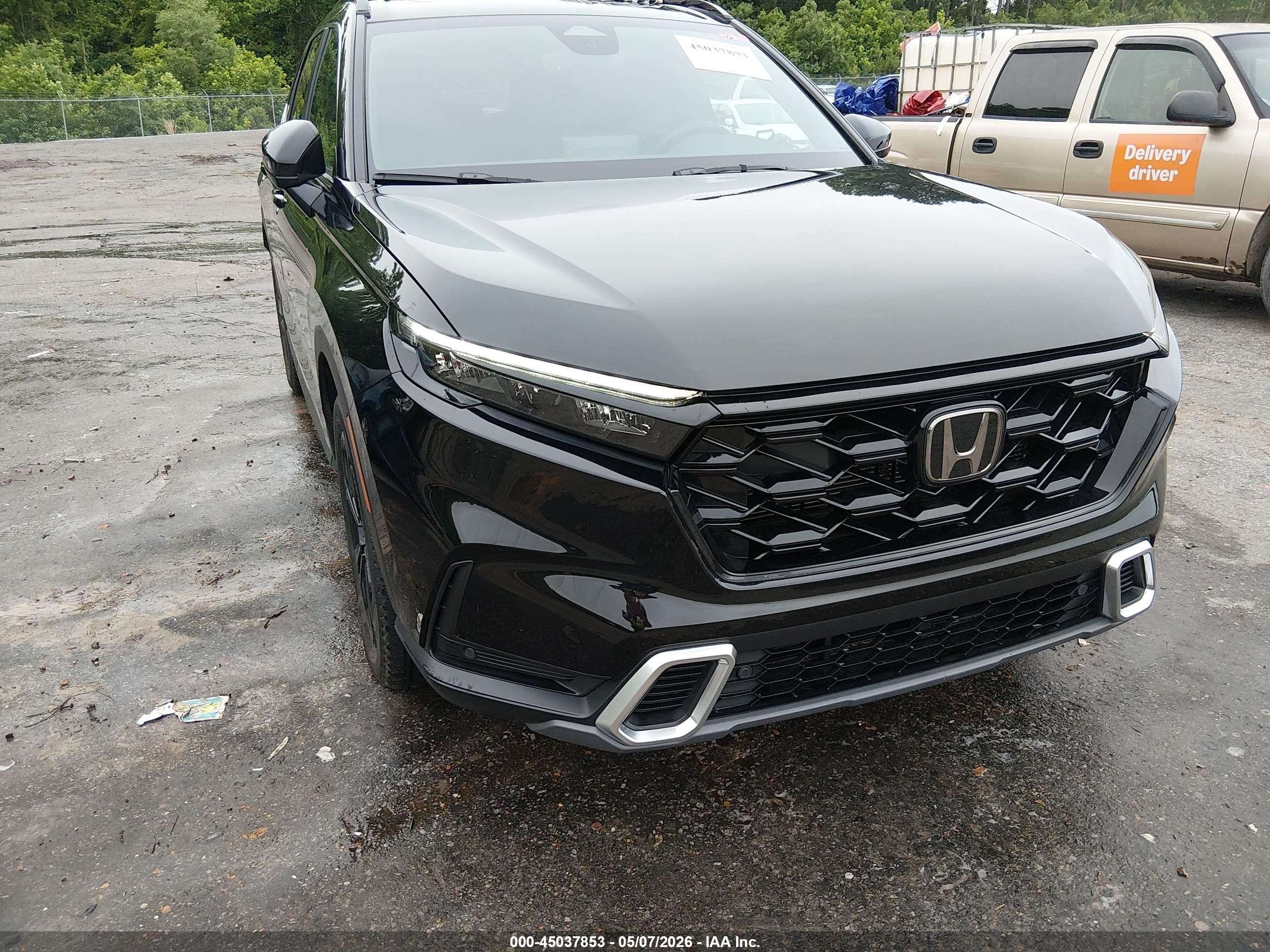 2025 Honda Cr-v Hybrid Sport Touring Черный vin: 7FARS6H96SE089038