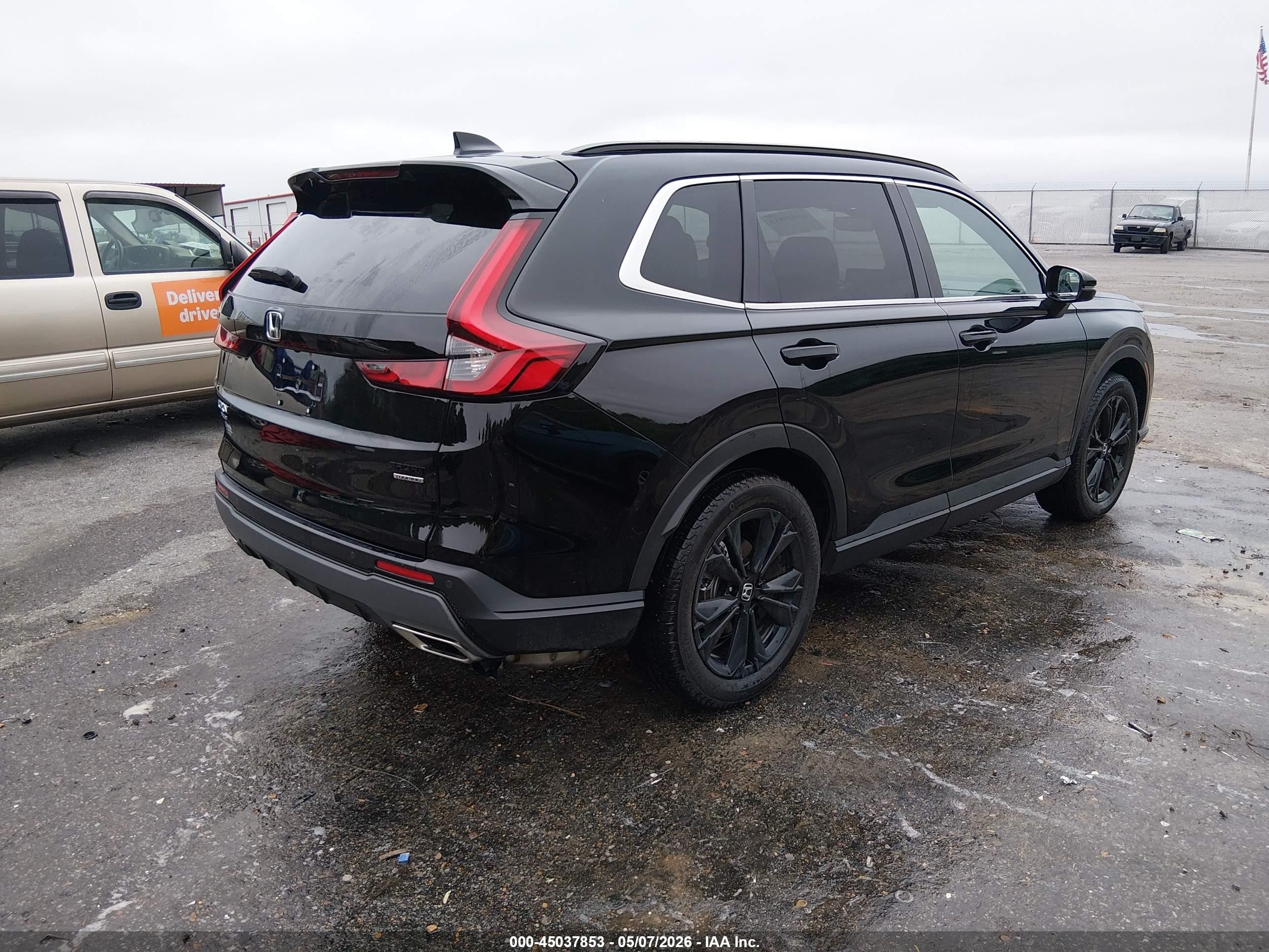2025 Honda Cr-v Hybrid Sport Touring Черный vin: 7FARS6H96SE089038