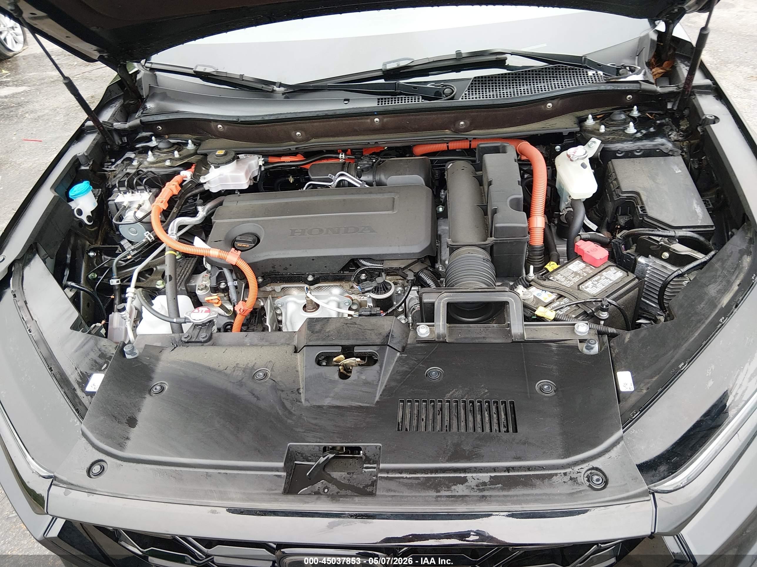 2025 Honda Cr-v Hybrid Sport Touring Черный vin: 7FARS6H96SE089038