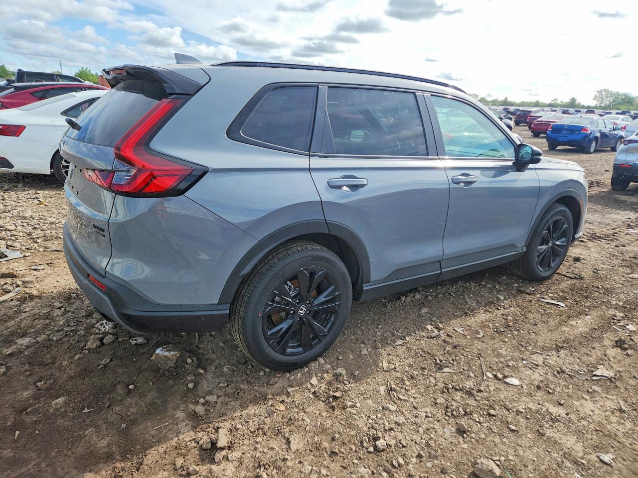 2026 Honda Cr-v Sport Touring Gray vin: 7FARS6H96TE046479