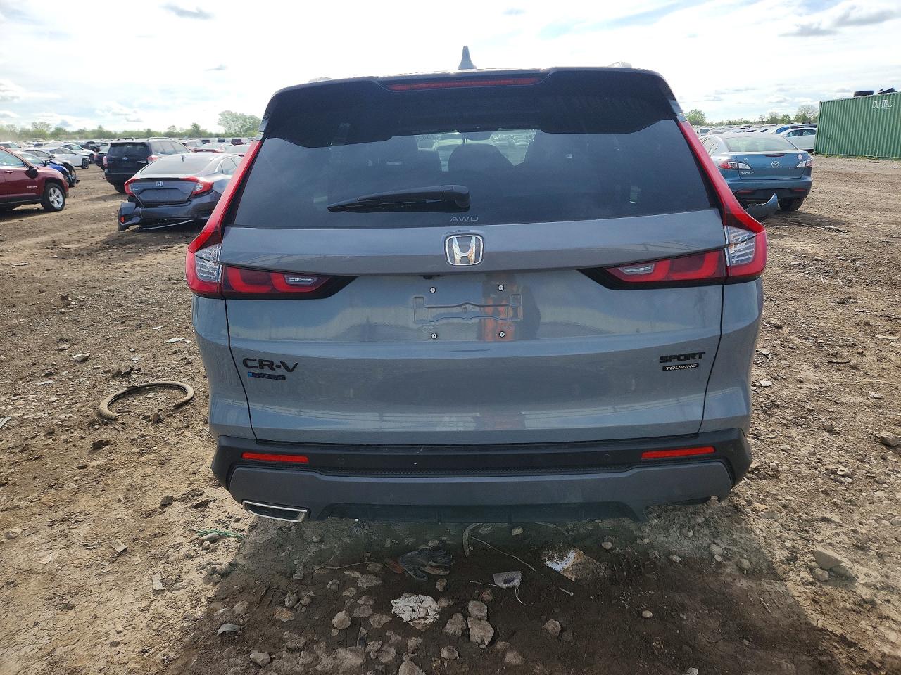 2026 Honda Cr-v Sport Touring Gray vin: 7FARS6H96TE046479