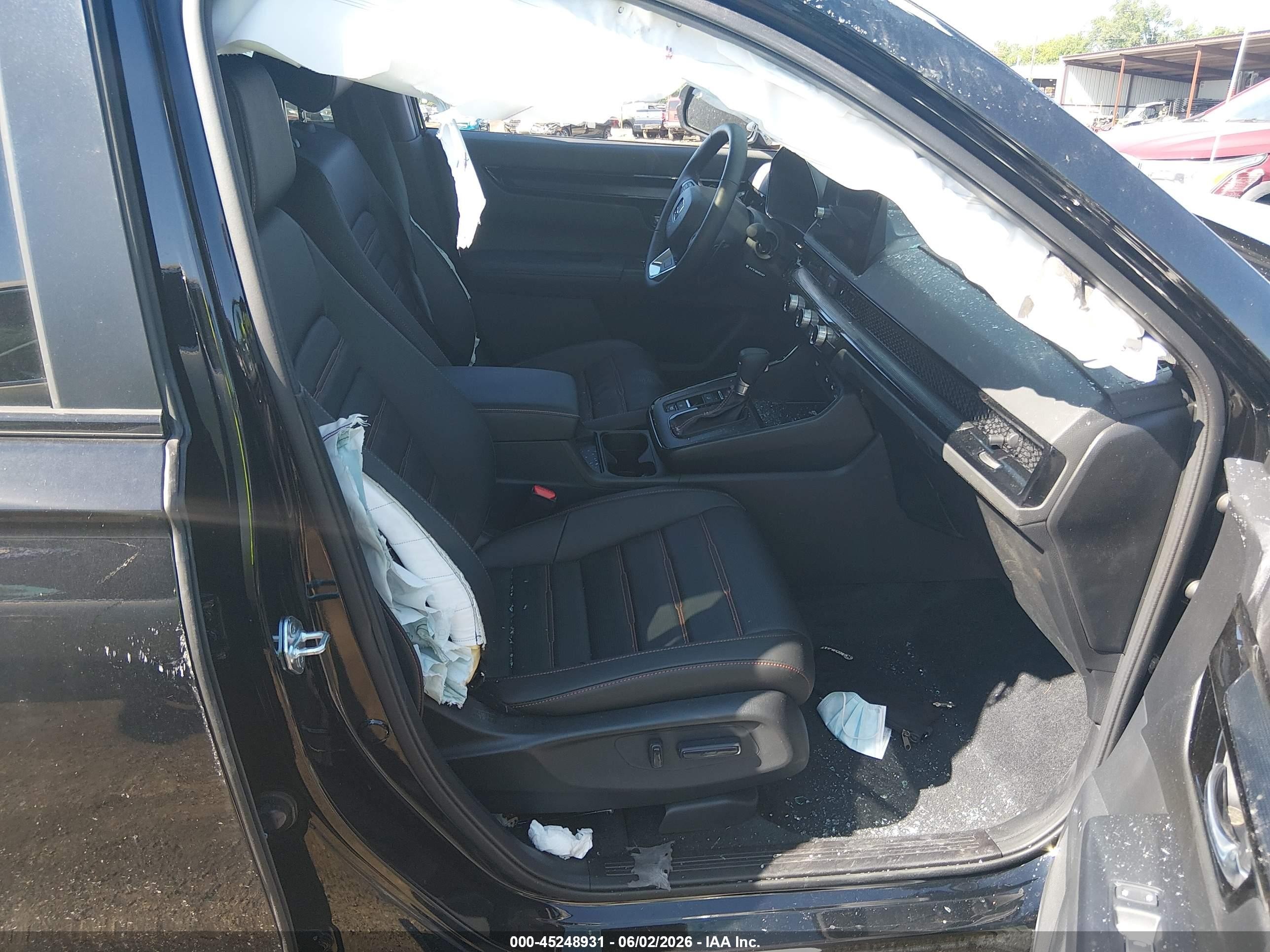 2026 Honda Cr-v Hybrid Awd Sport Touring Черный vin: 7FARS6H96TE056090