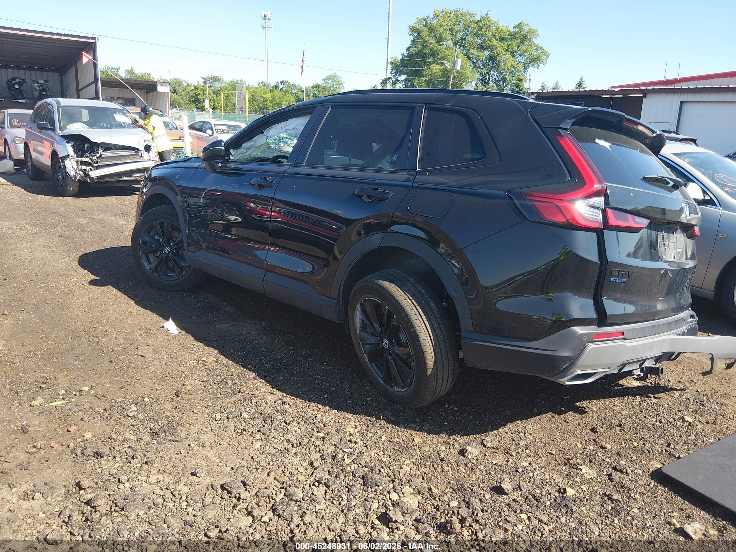 2026 Honda Cr-v Hybrid Awd Sport Touring Черный vin: 7FARS6H96TE056090