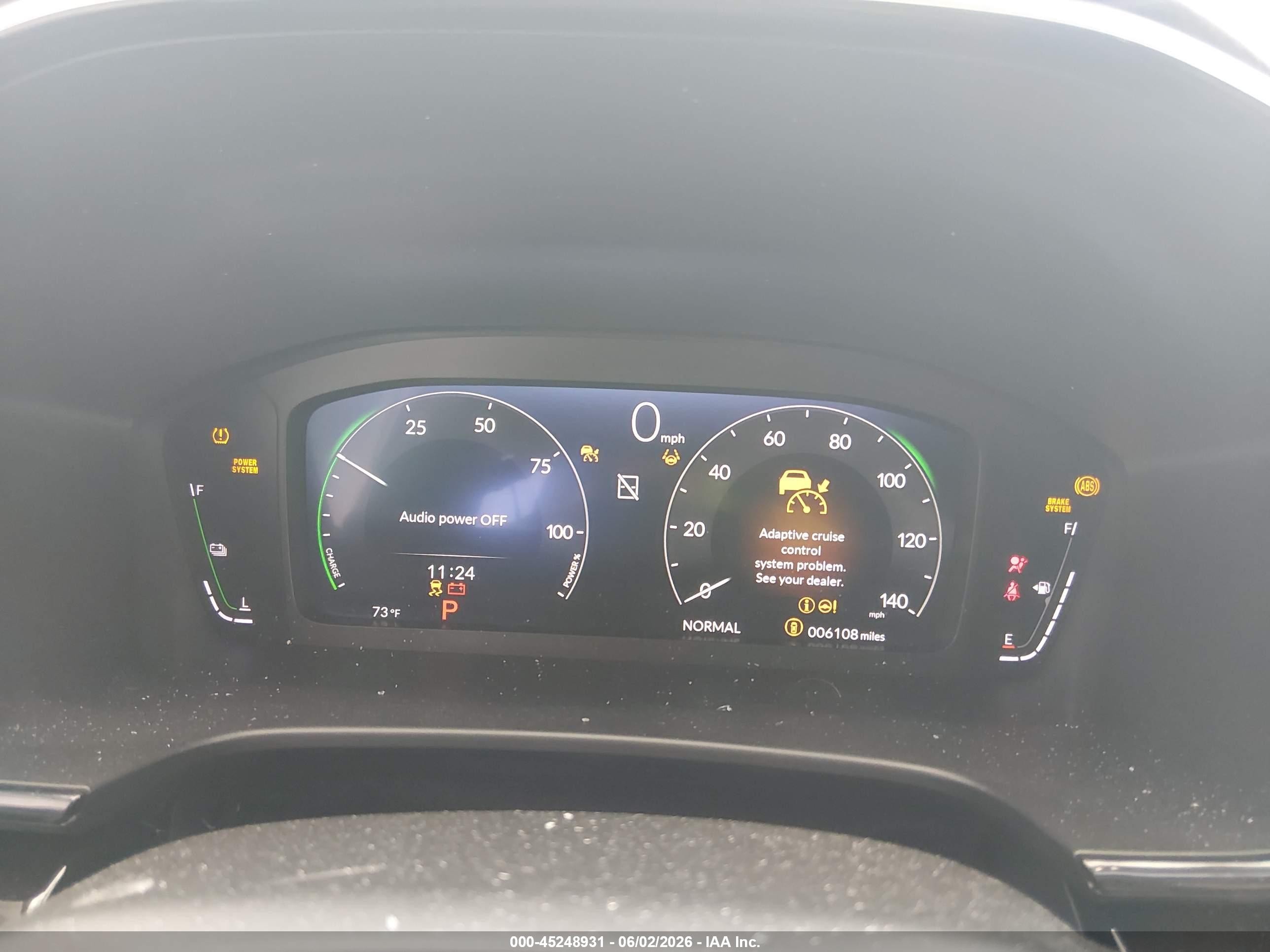 2026 Honda Cr-v Hybrid Awd Sport Touring Черный vin: 7FARS6H96TE056090