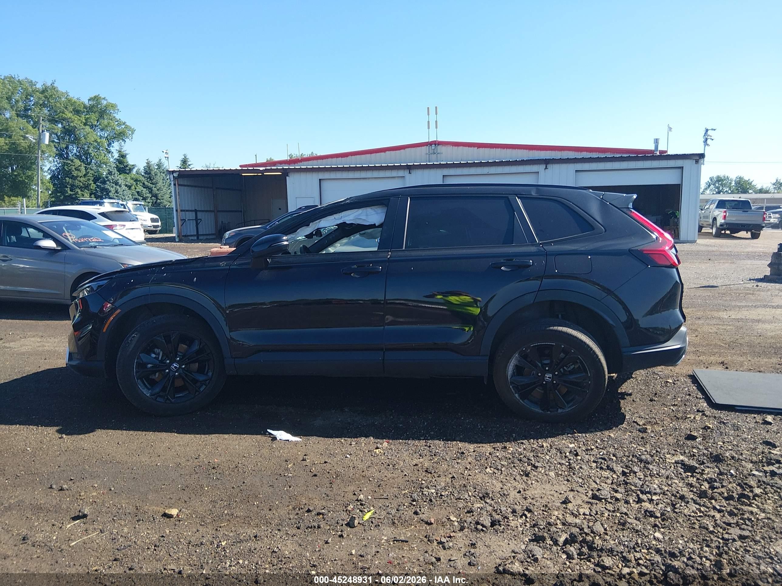 2026 Honda Cr-v Hybrid Awd Sport Touring Черный vin: 7FARS6H96TE056090