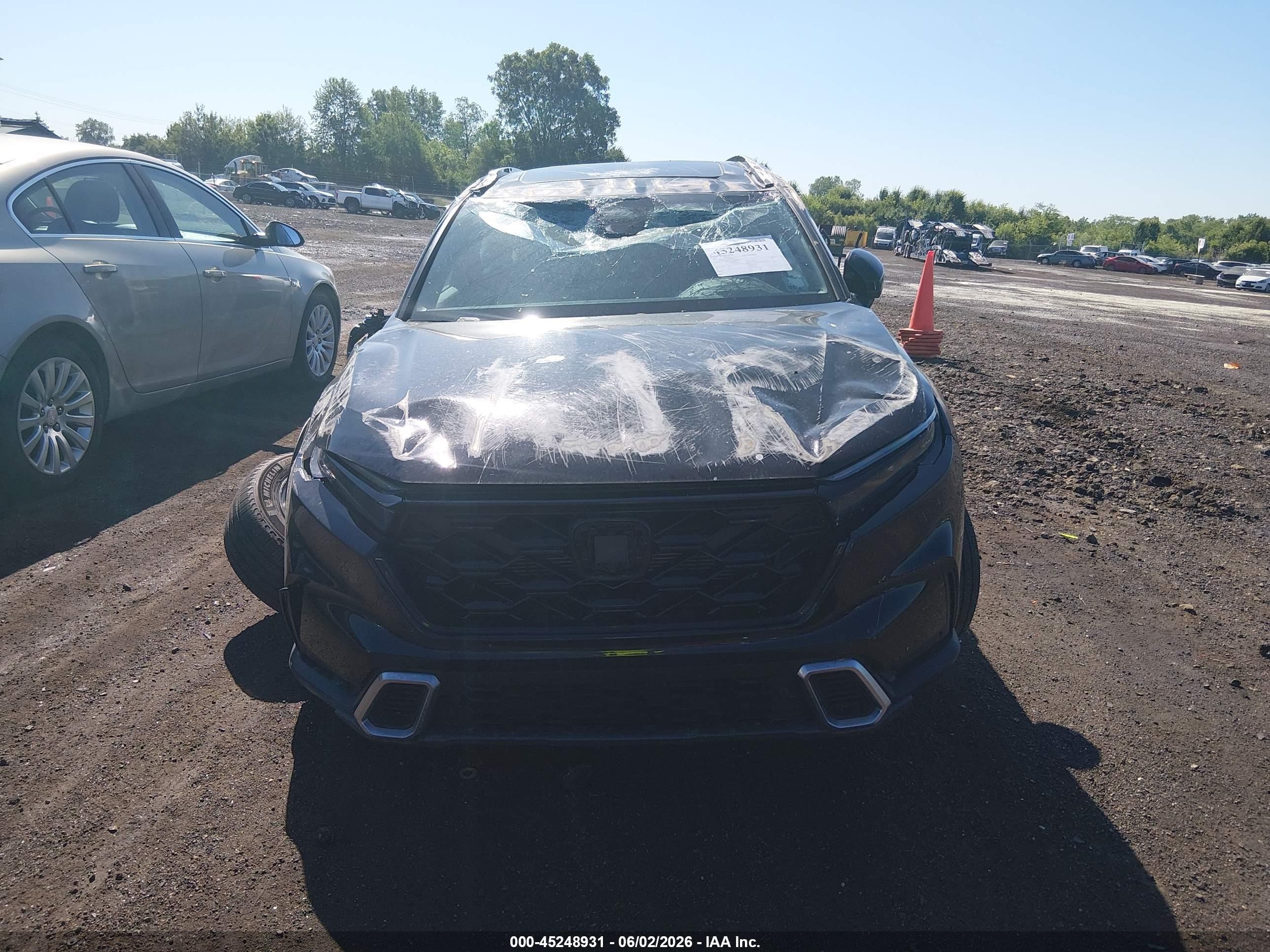 2026 Honda Cr-v Hybrid Awd Sport Touring Черный vin: 7FARS6H96TE056090