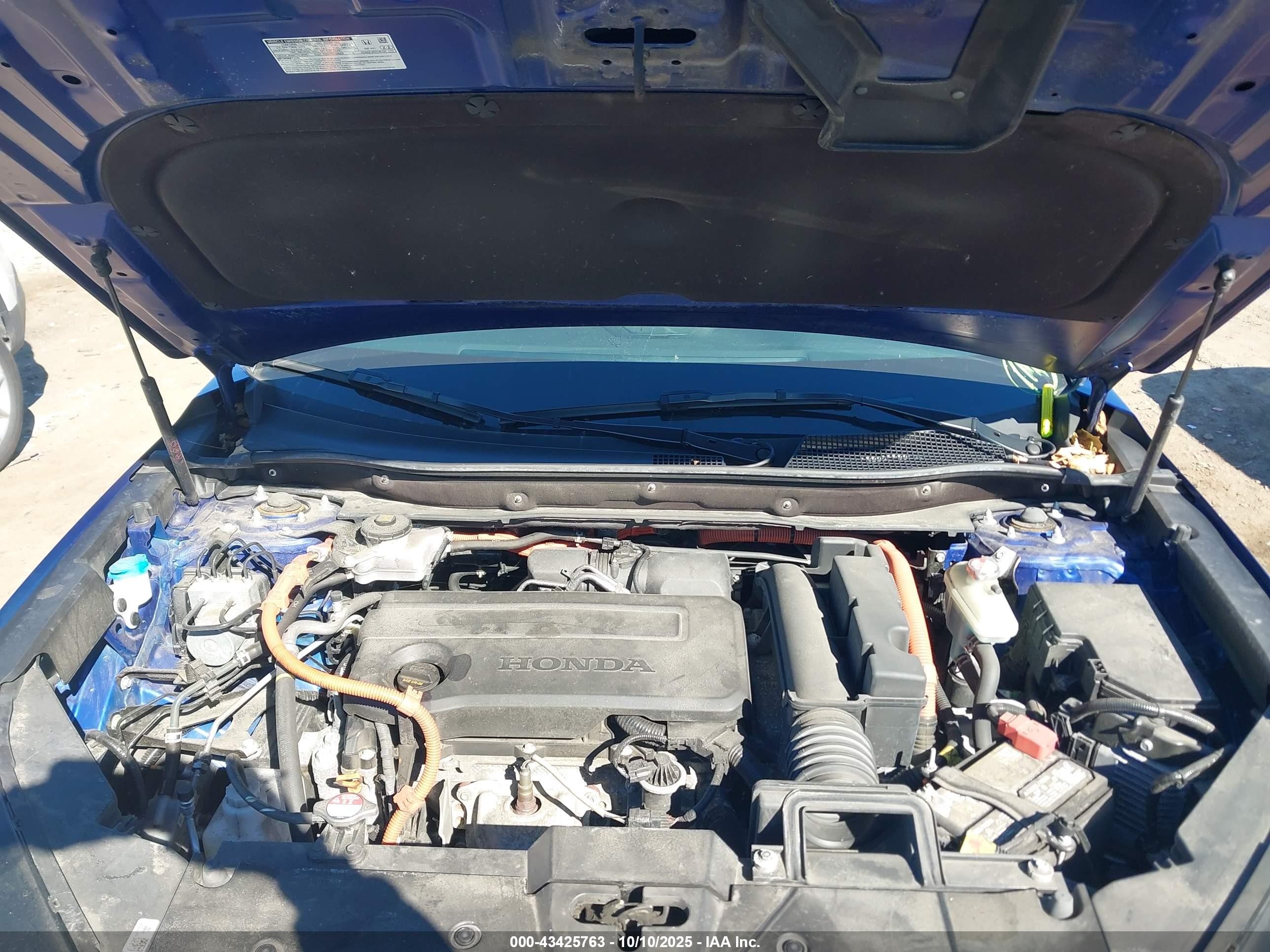 2023 Honda Cr-v Hybrid Sport Touring Blue vin: 7FARS6H97PE037263